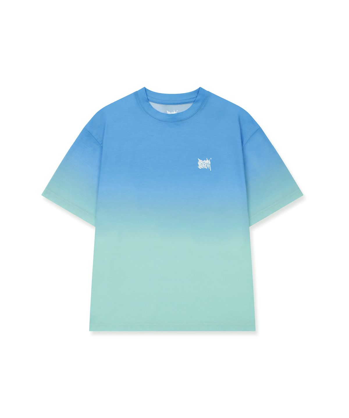 브라운브레스 키즈(BROWNBREATH KIDS) KIDS GRADIENT TAG TEE - BLUE