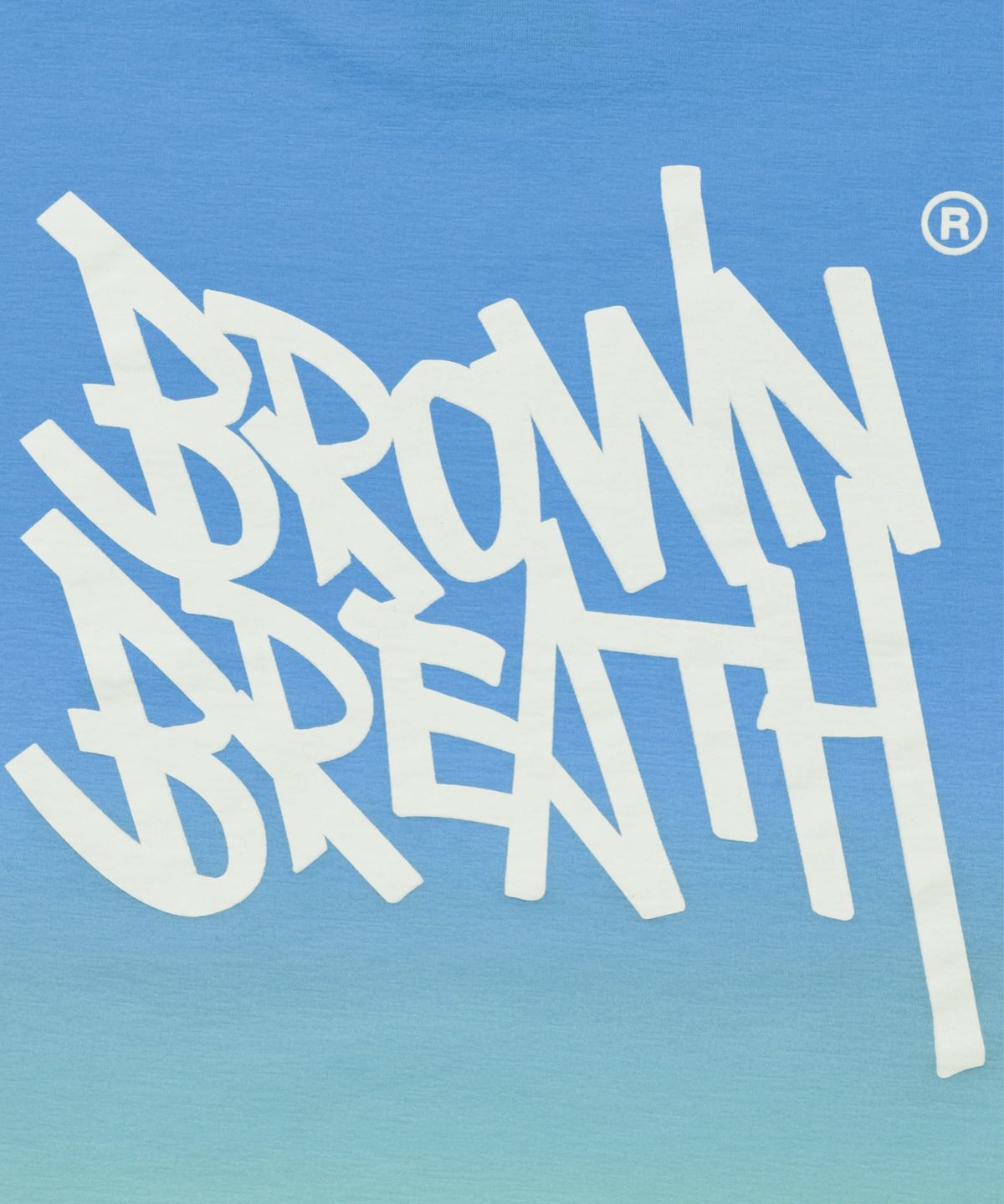 브라운브레스 키즈(BROWNBREATH KIDS) KIDS GRADIENT TAG TEE - BLUE