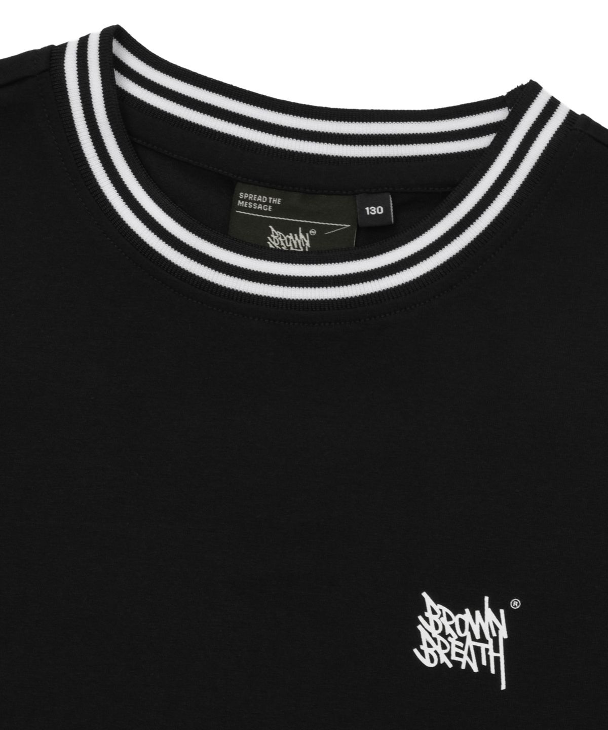 브라운브레스 키즈(BROWNBREATH KIDS) KIDS QUICK DRYING TAG TEE - BLACK