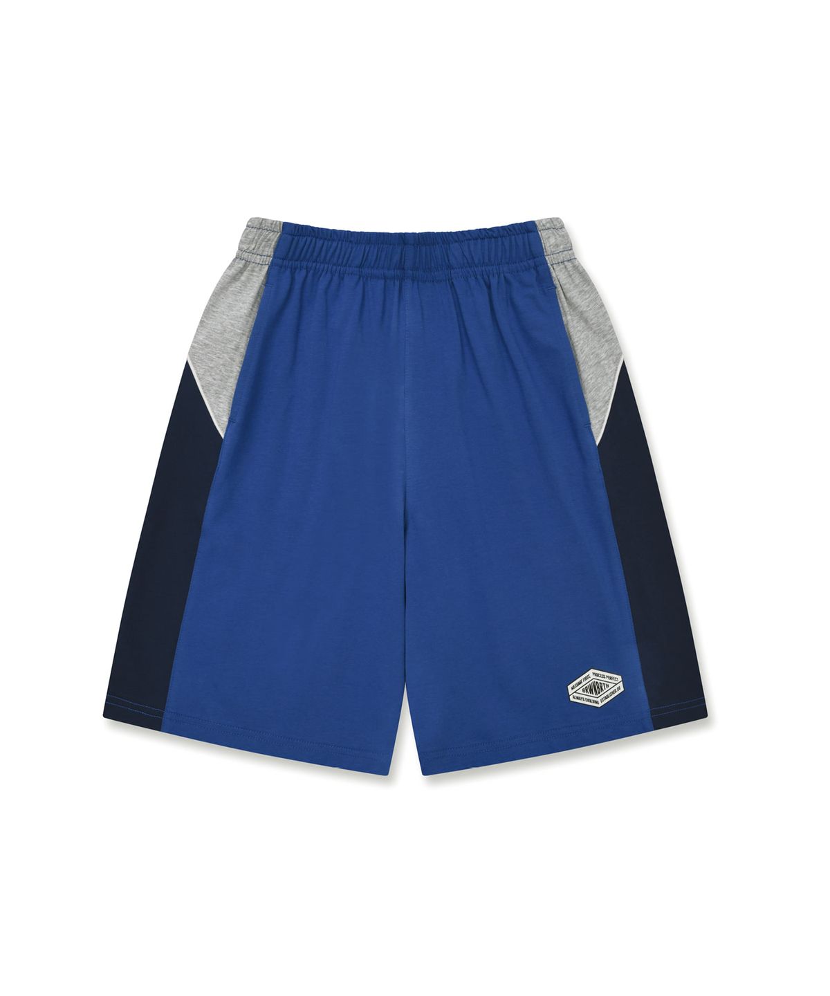 브라운브레스 키즈(BROWNBREATH KIDS) KIDS QUICK DRYING COLOR BLOCK SHORTS - BLUE