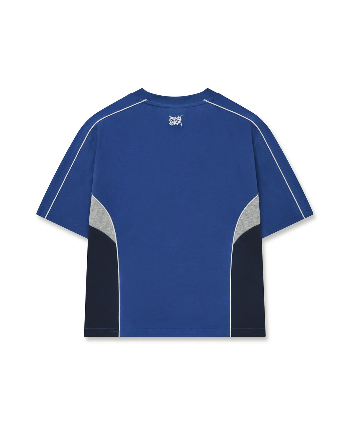 브라운브레스 키즈(BROWNBREATH KIDS) KIDS QUICK DRYING BLOCK TEE - BLUE
