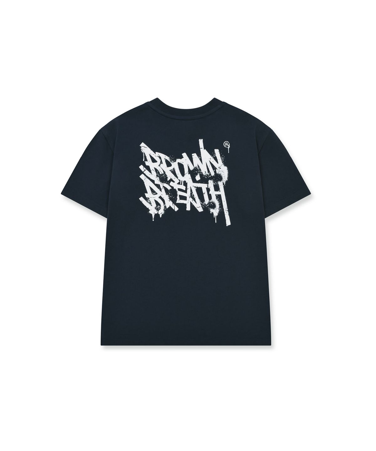 브라운브레스 키즈(BROWNBREATH KIDS) KIDS BASIC TAG BACK POINT TEE ( QUICK DRYING ) - NAVY