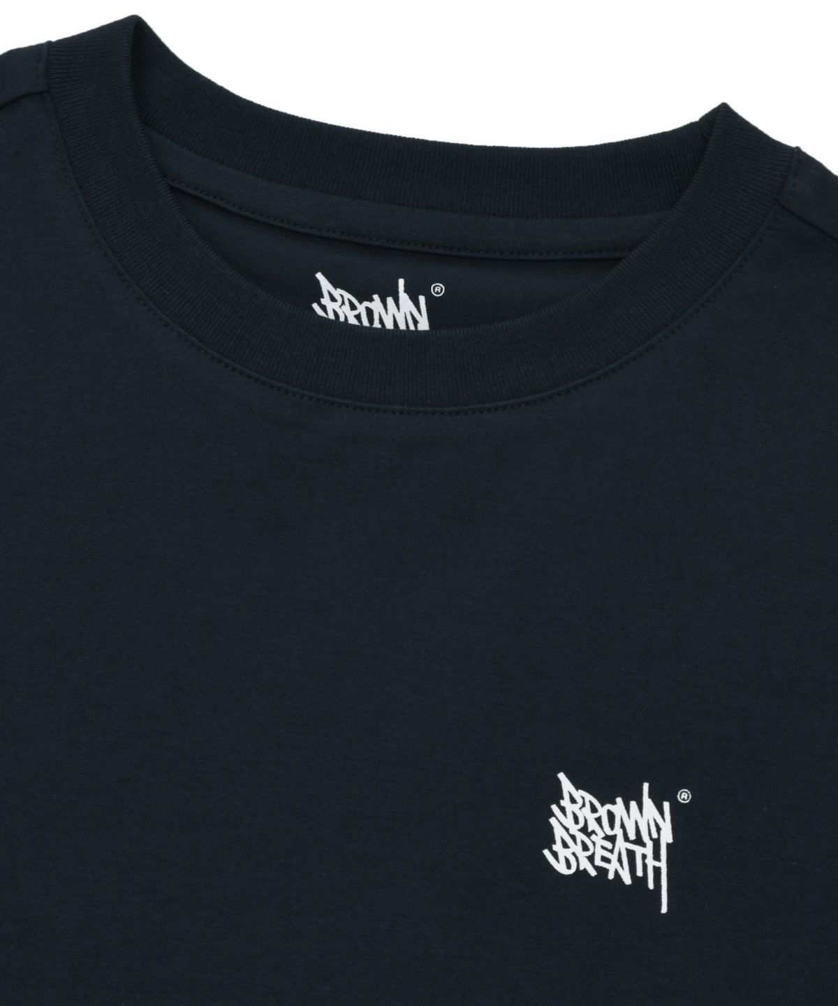 브라운브레스 키즈(BROWNBREATH KIDS) KIDS BASIC TAG BACK POINT TEE ( QUICK DRYING ) - NAVY