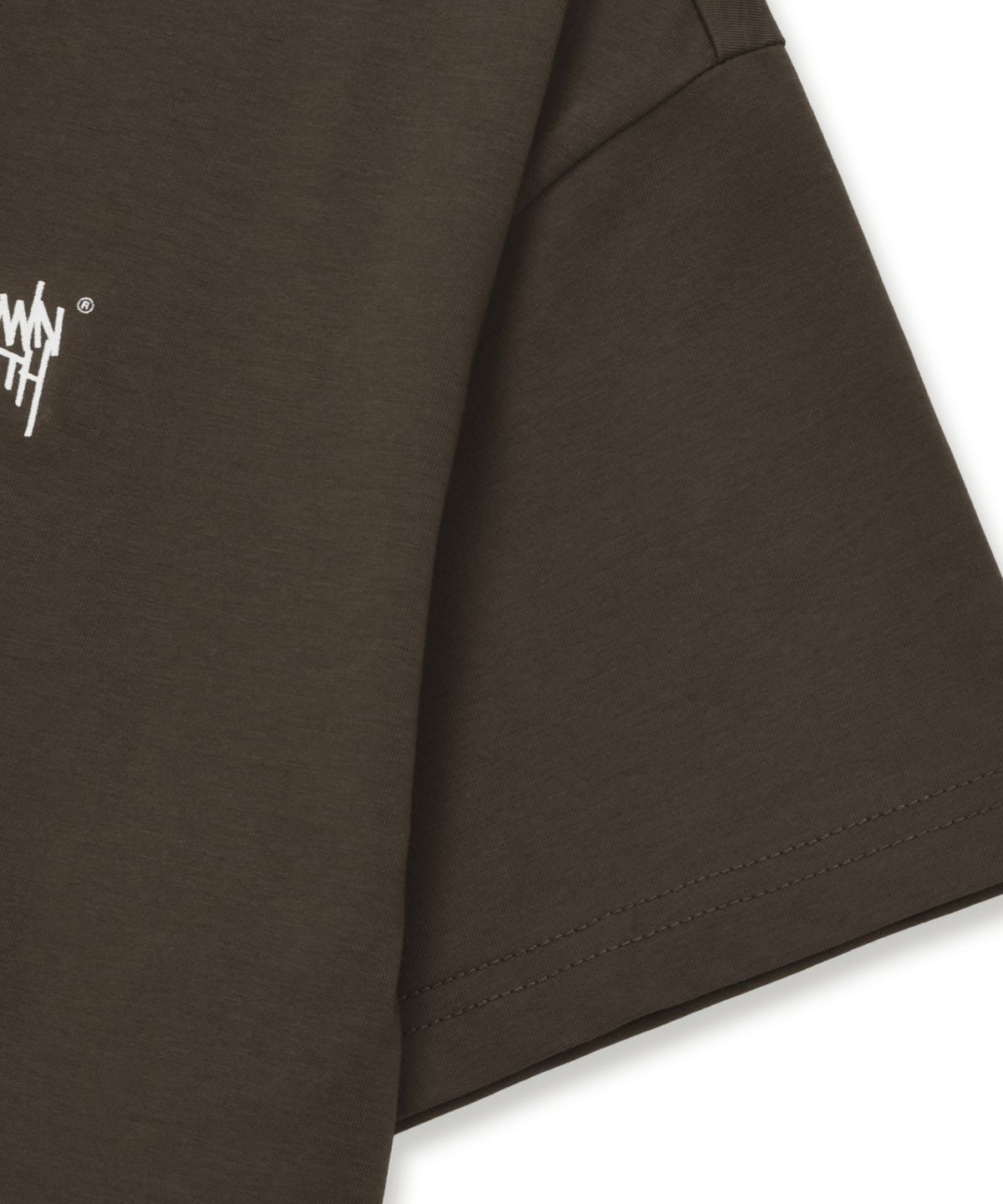 브라운브레스 키즈(BROWNBREATH KIDS) KIDS BASIC TAG BACK POINT TEE ( QUICK DRYING ) - BROWN