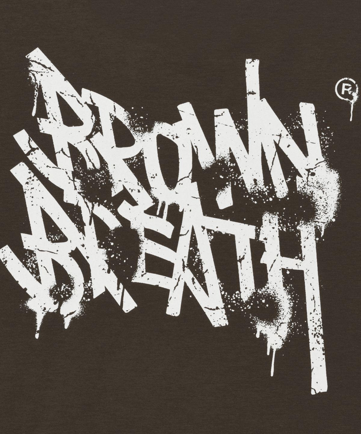 브라운브레스 키즈(BROWNBREATH KIDS) KIDS BASIC TAG BACK POINT TEE ( QUICK DRYING ) - BROWN