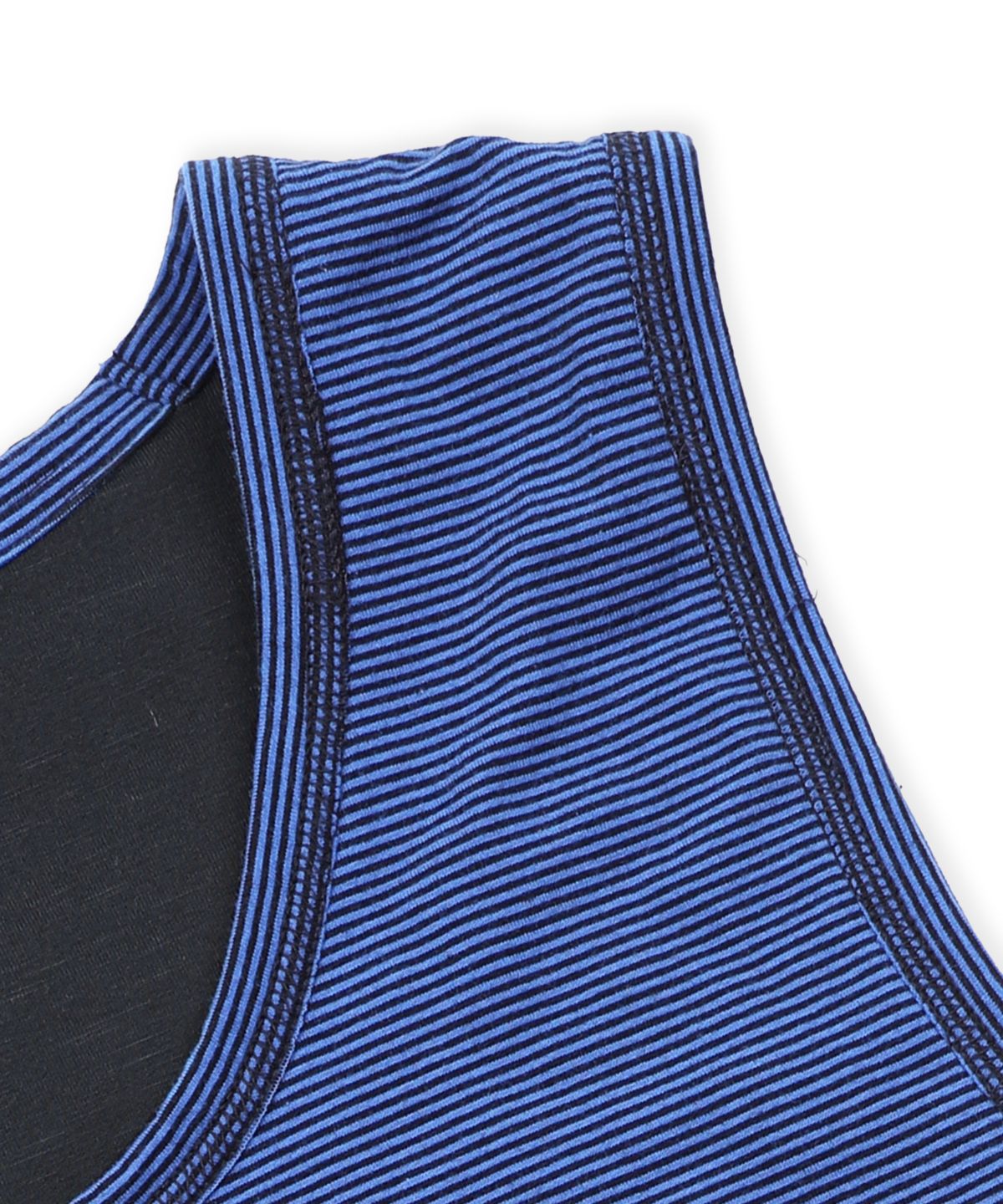 글랙(GLACK) GT186 슬로프 리버시블 스트라이프 슬리브리스 (BLACK/NAVY)