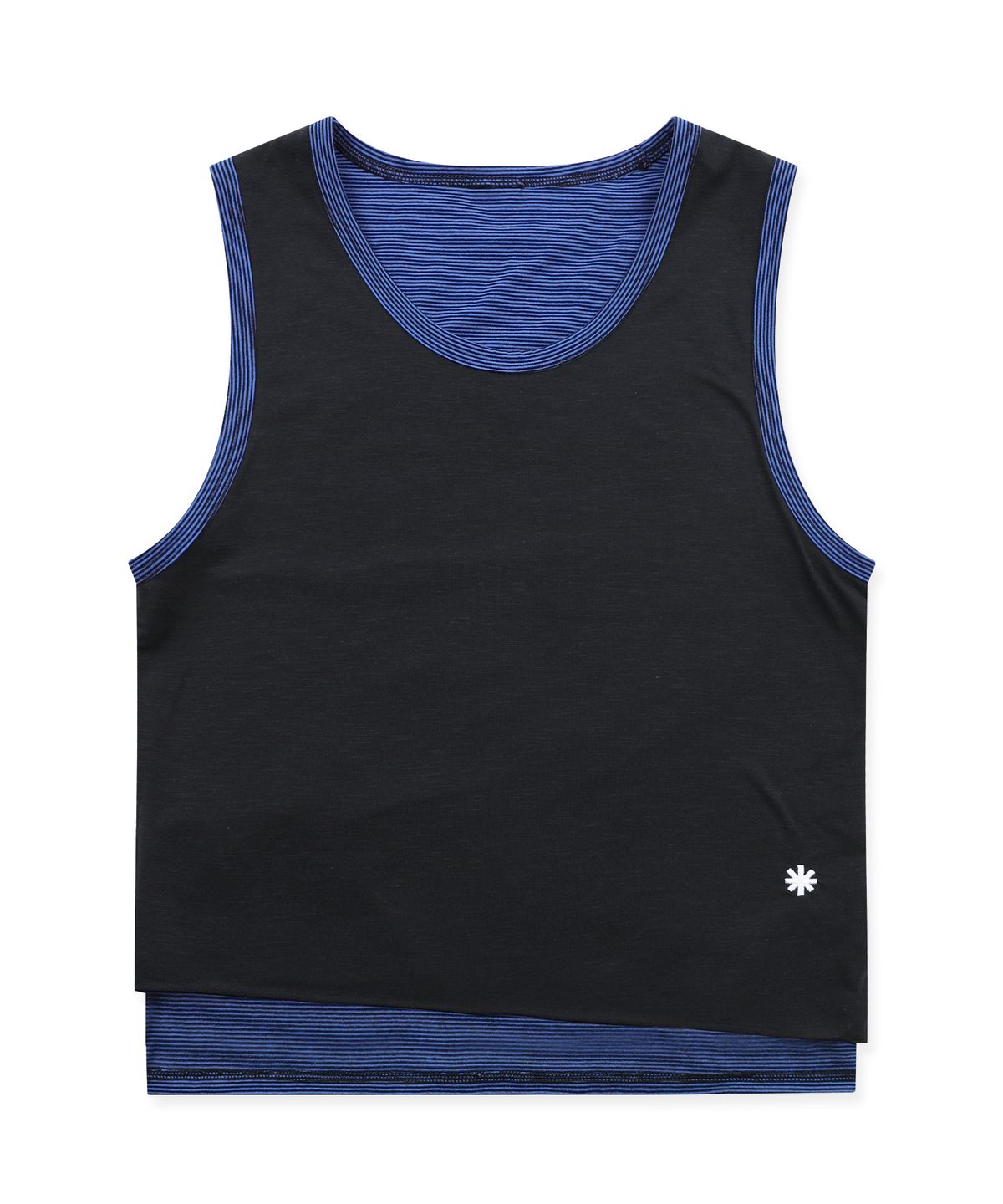 글랙(GLACK) GT186 슬로프 리버시블 스트라이프 슬리브리스 (BLACK/NAVY)