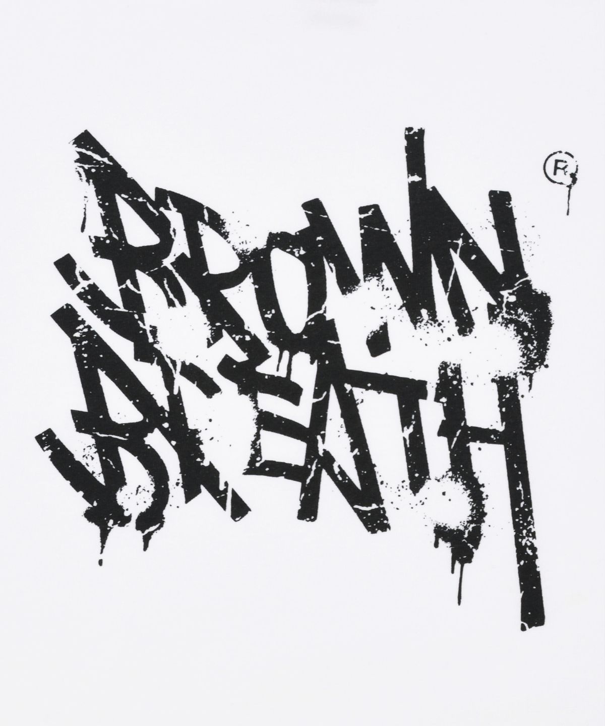 브라운브레스 키즈(BROWNBREATH KIDS) KIDS BASIC TAG ONE POINT TEE ( QUICK DRYING ) - WHITE
