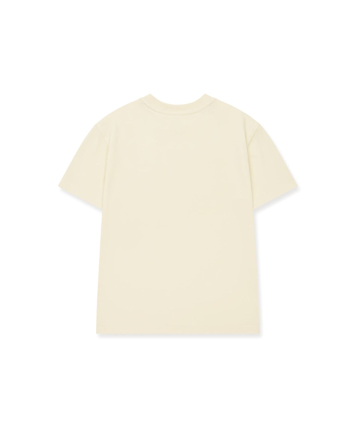 브라운브레스 키즈(BROWNBREATH KIDS) KIDS BASIC TAG ONE POINT TEE ( QUICK DRYING ) - CREAM