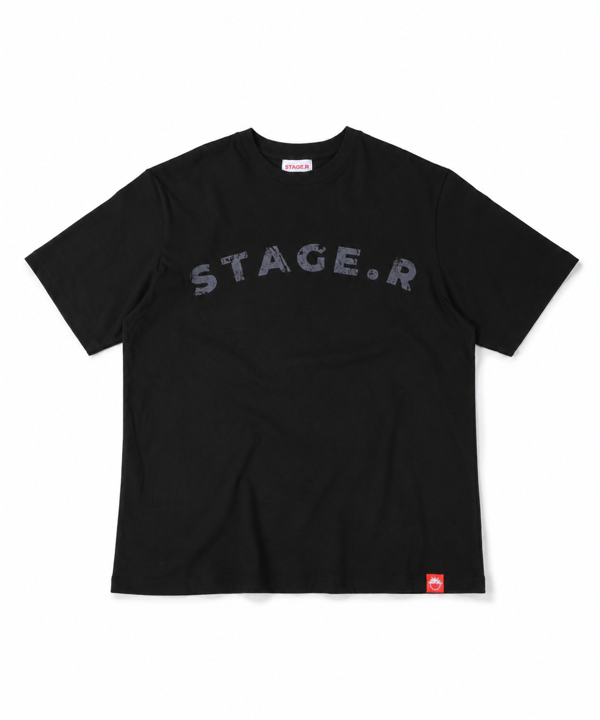 스테이지알(STAGE.R) 허그 반팔 티셔츠 [블랙]