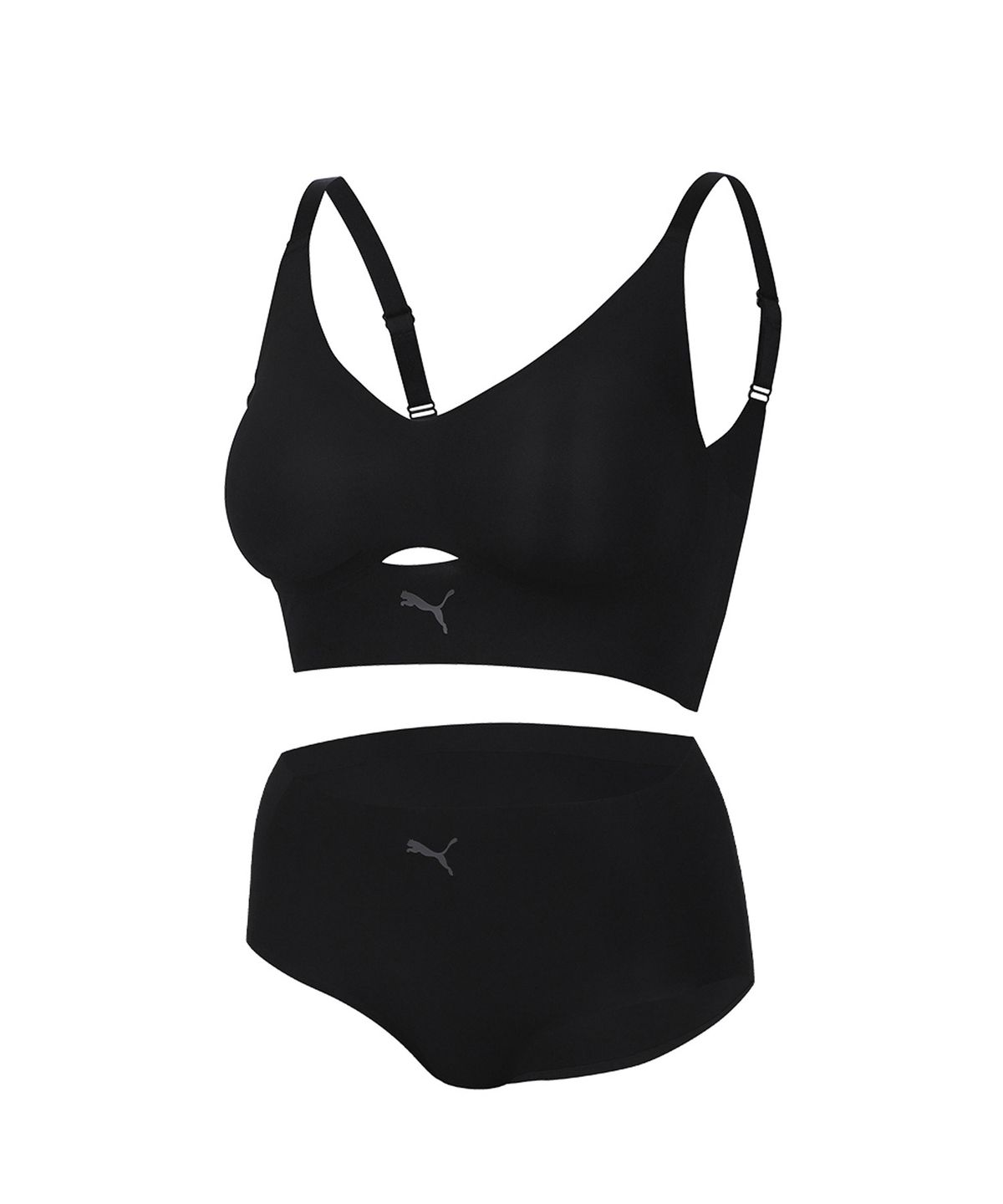 푸마 바디웨어(PUMA BODYWEAR) [4SET] 윈디홀 나일론 퓨징 프리컷 브라팬티