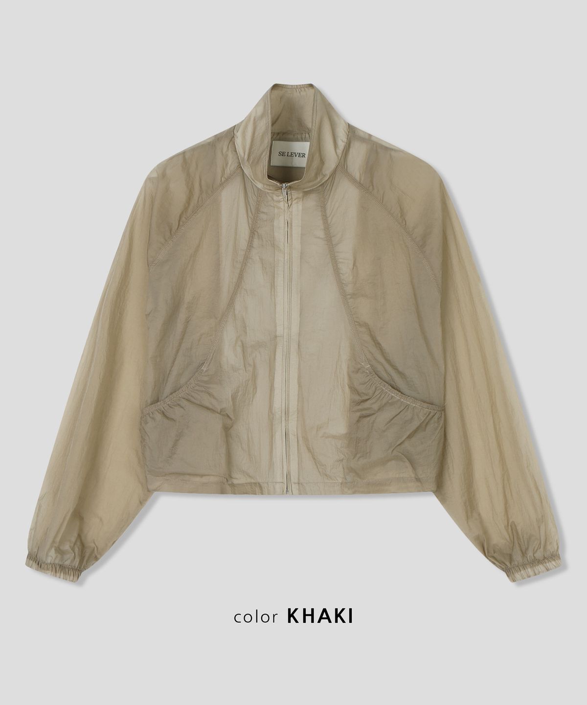 스르비(SELEVER) Soft-Crop Windbreaker_4 Color