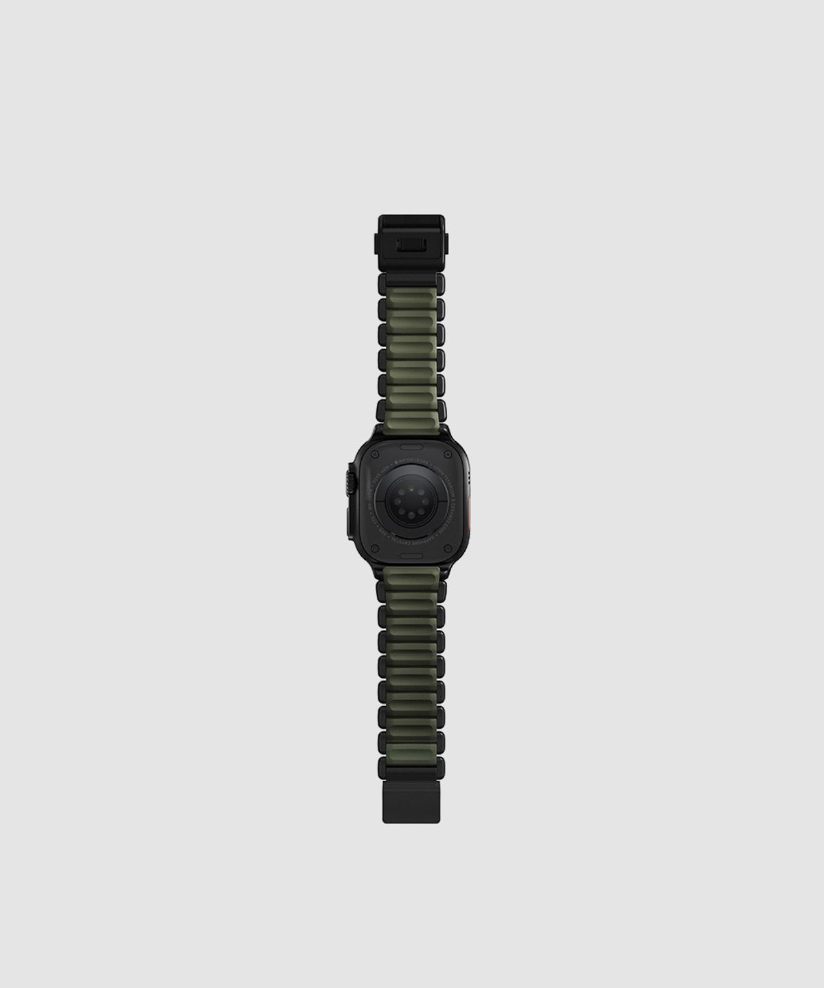 노마드(NOMAD) 애플워치 티타늄 스트랩 스트라토스 블랙 x 포레스트 그린 44 45 46 49mm