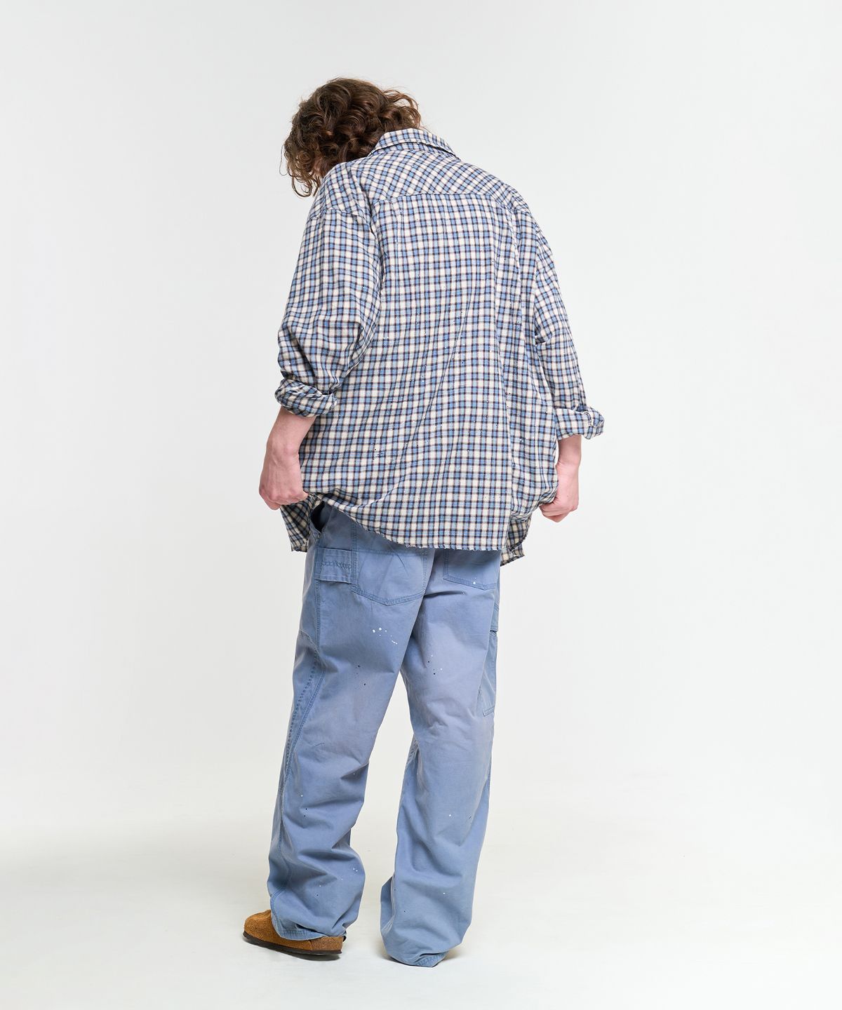 에이카화이트(AECA) PAINTED CHECK SHIRT (3color)