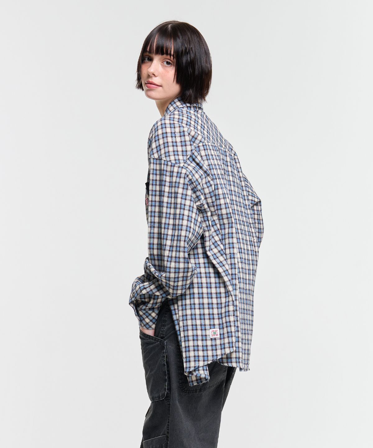 에이카화이트(AECA) PAINTED CHECK SHIRT (3color)