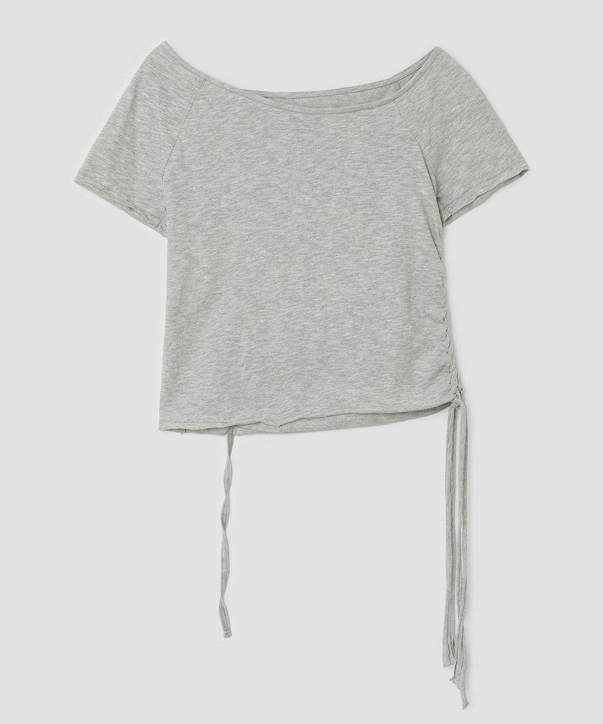 타입서비스(TYPESERVICE) Braided Strap Side Button Top [Gray]