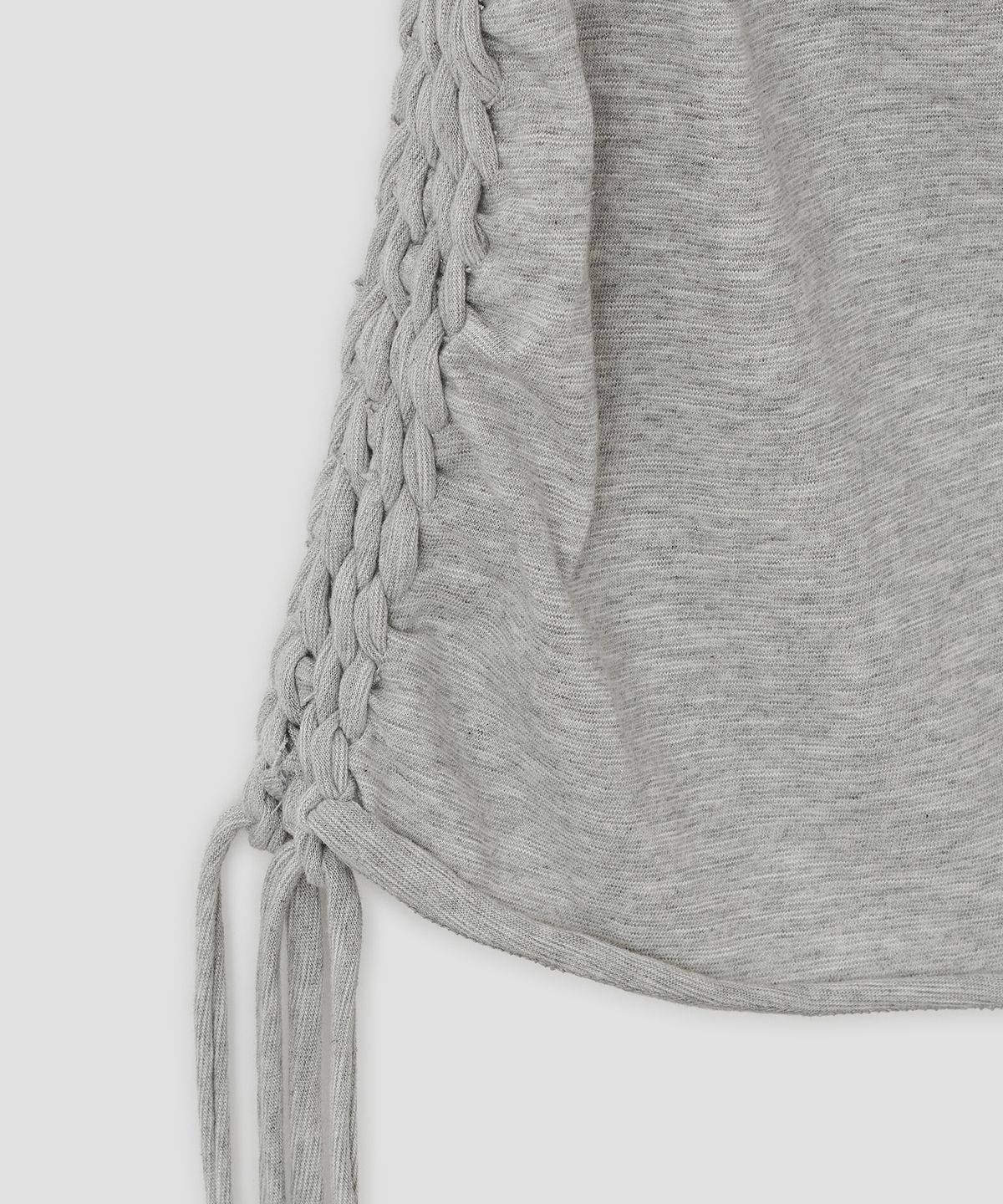 타입서비스(TYPESERVICE) Braided Strap Side Button Top [Gray]