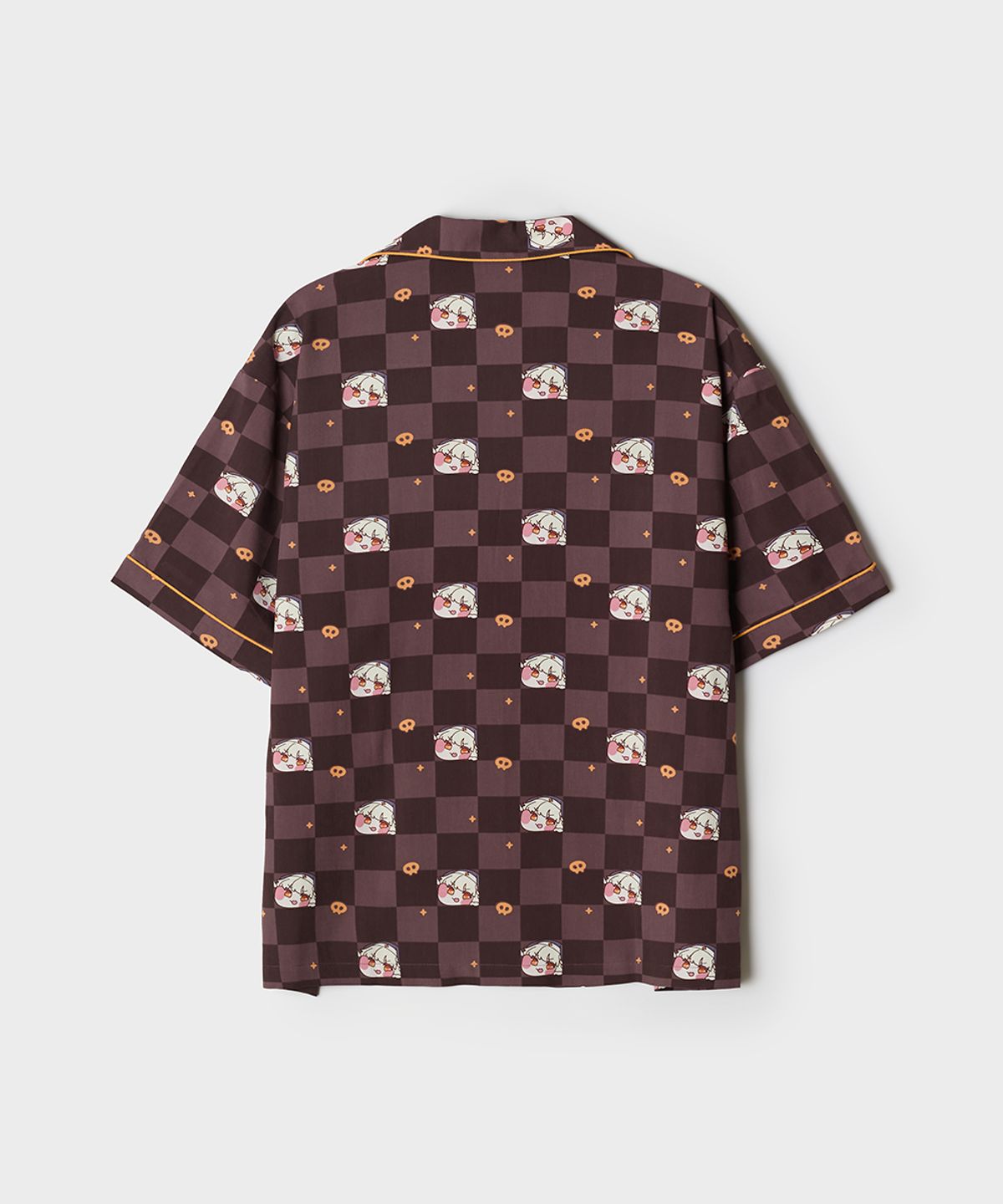 스파오(SPAO) [트릭컬 리바이브] 볼따구 반팔 파자마(BROWN)_SPPPG25U20