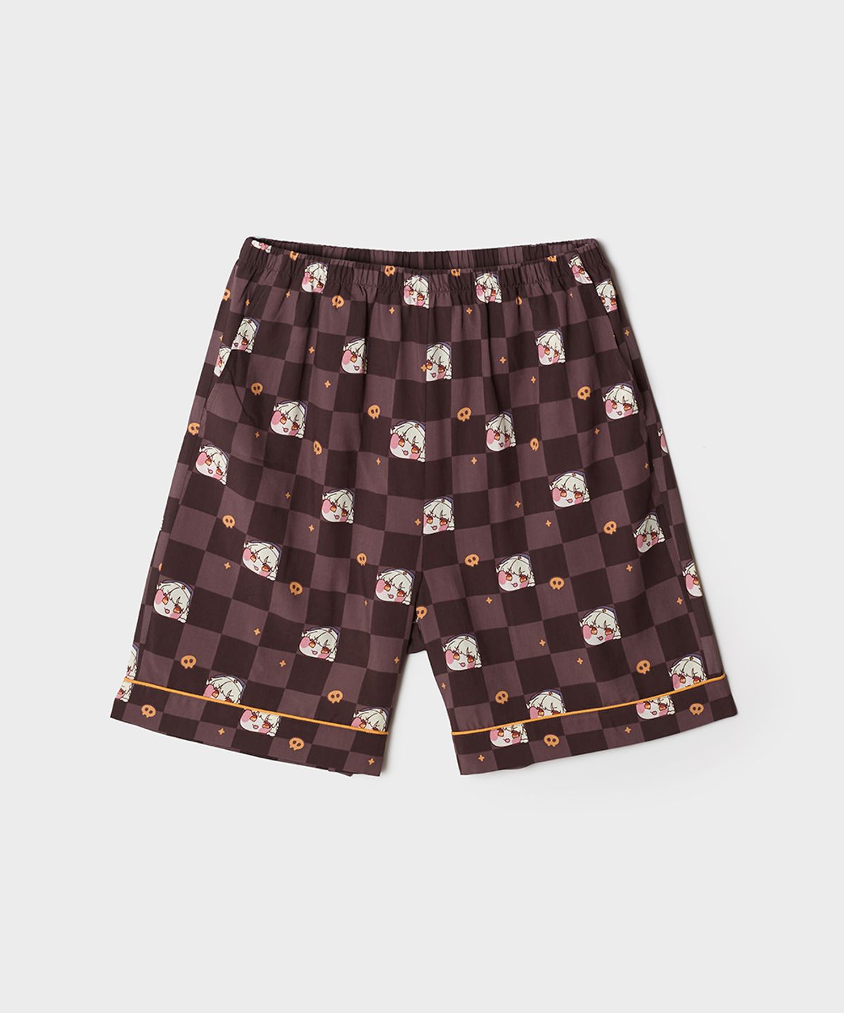 스파오(SPAO) [트릭컬 리바이브] 볼따구 반팔 파자마(BROWN)_SPPPG25U20