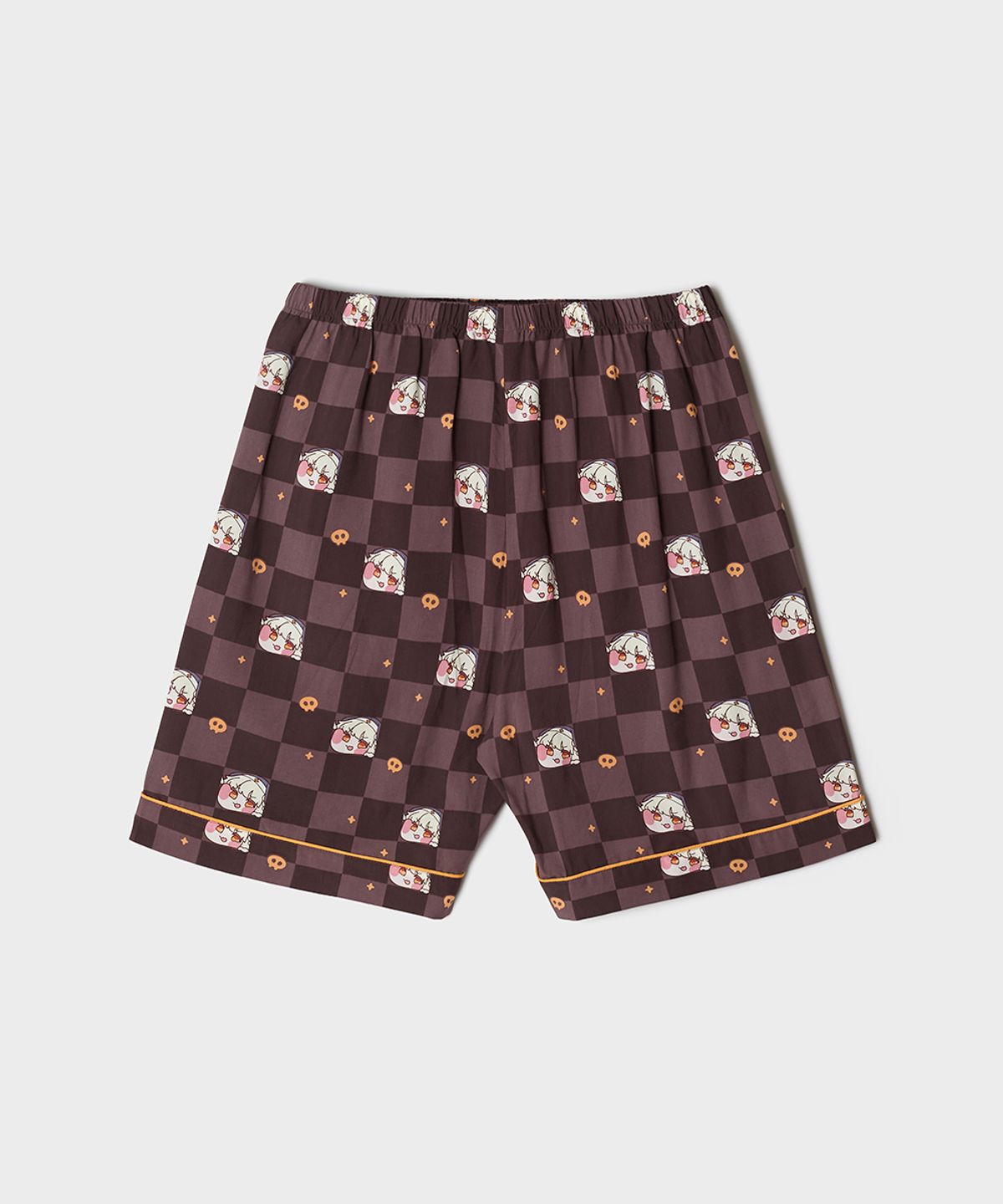 스파오(SPAO) [트릭컬 리바이브] 볼따구 반팔 파자마(BROWN)_SPPPG25U20