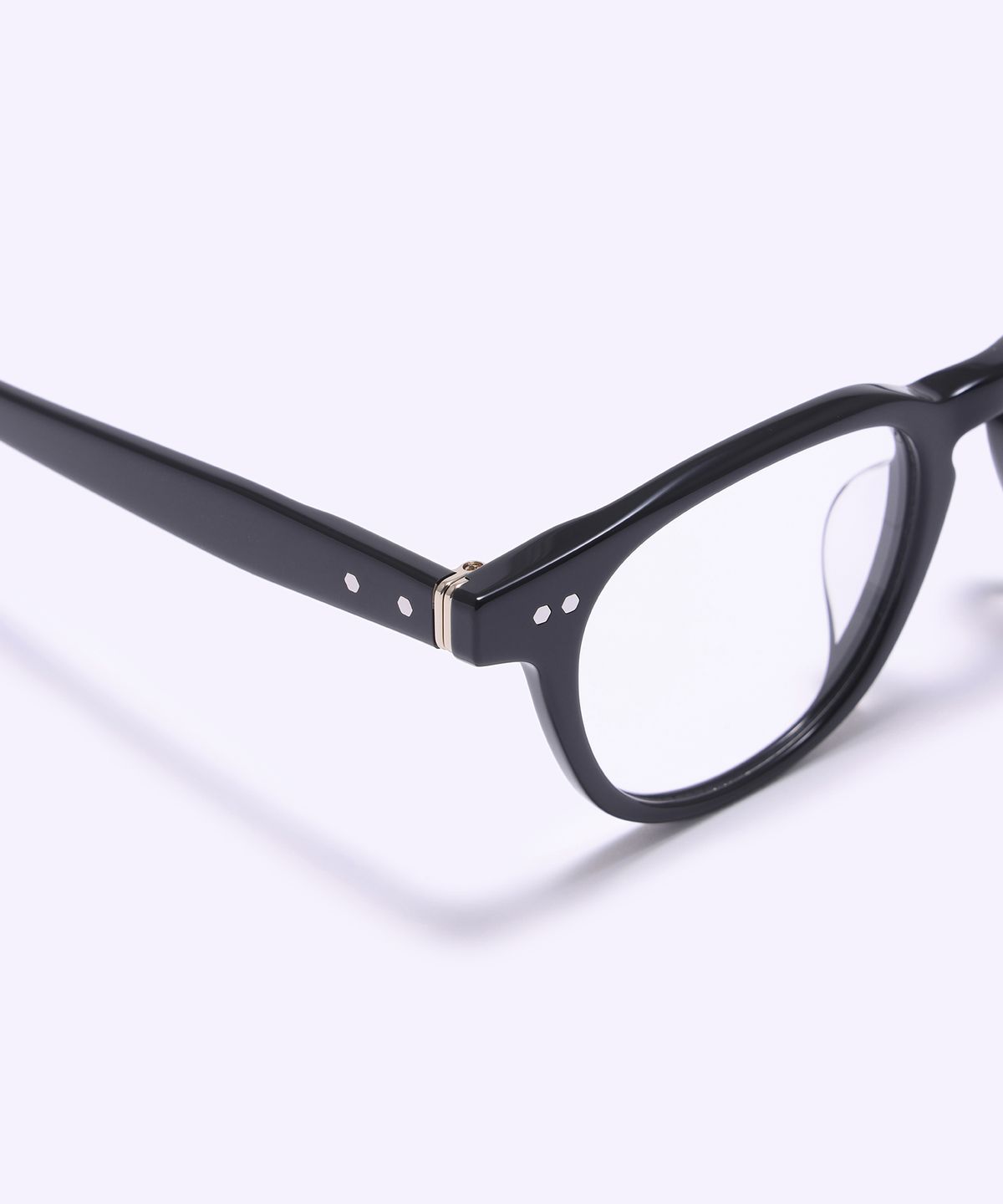 알로아이웨어(ALO EYEWEAR) [SILVERBITE] SBG7604 0909G 아세테이트 뿔테 블랙 안경테 블루라이트 렌즈 선택