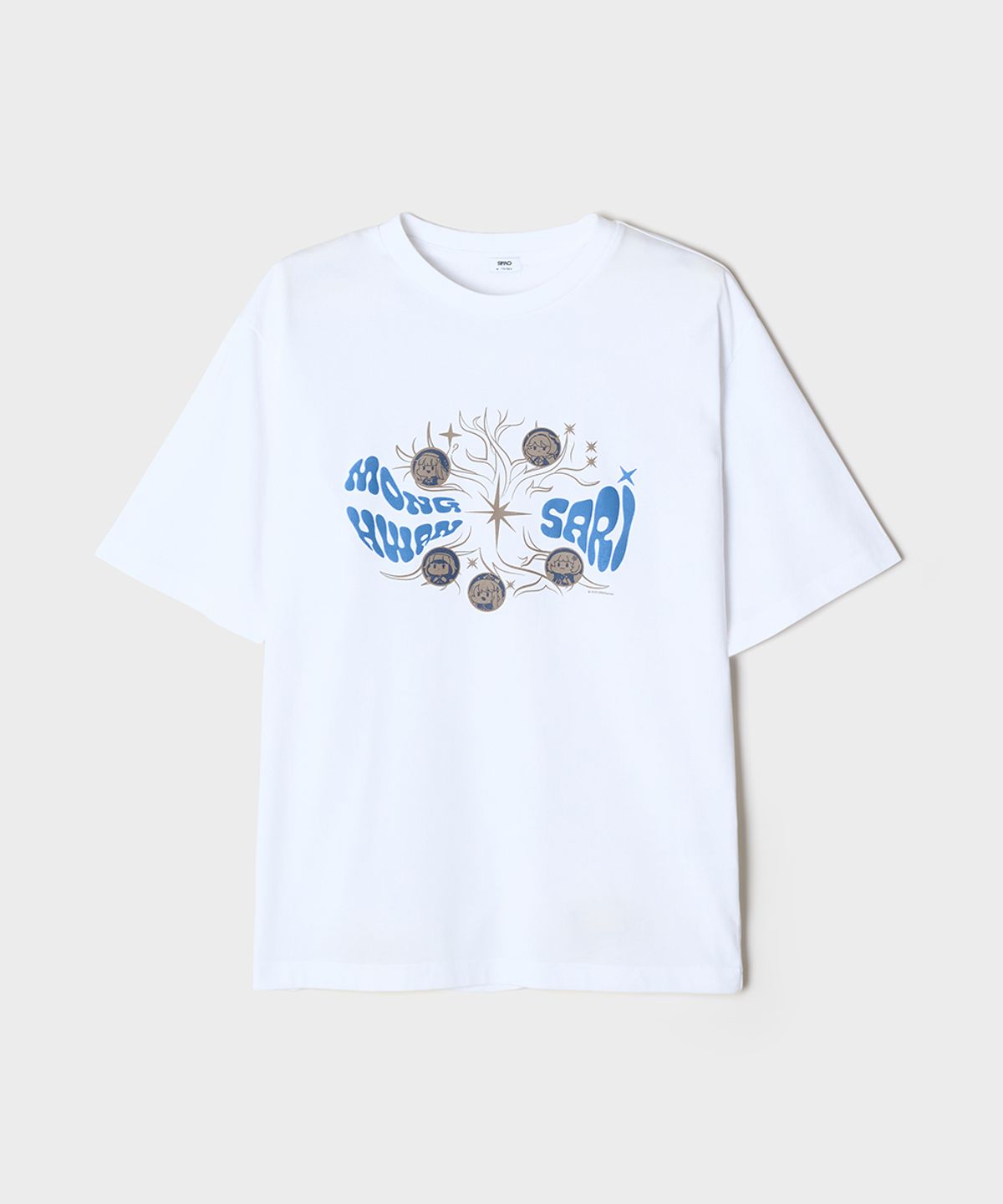 스파오(SPAO) [트릭컬 리바이브] 반팔 티셔츠(WHITE)_SPRLG25U19