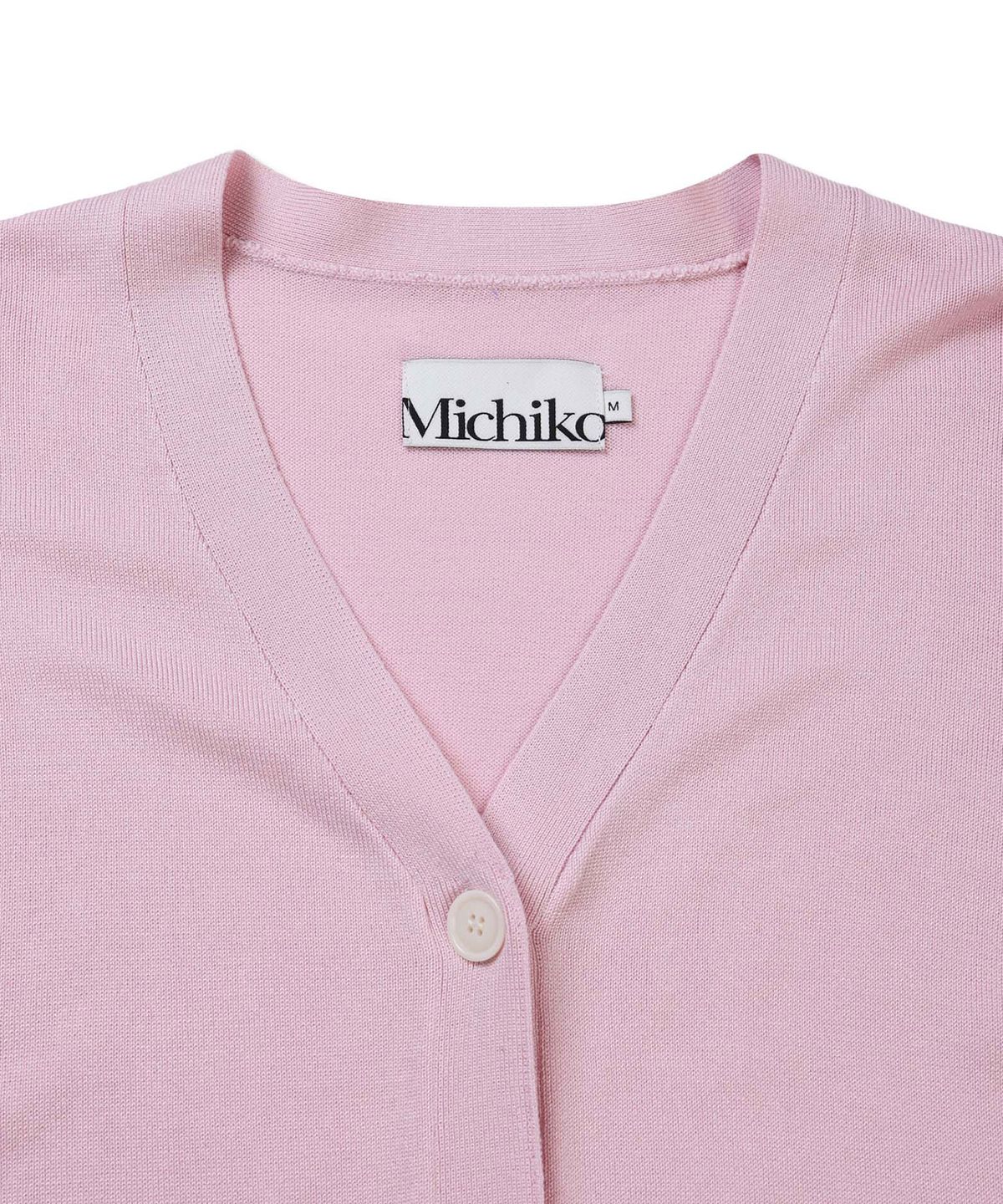 미치코런던 코시노(MICHIKO LONDON KOSHINO) (Uni) 웨어러블 홈 가디건 소프트 핑크