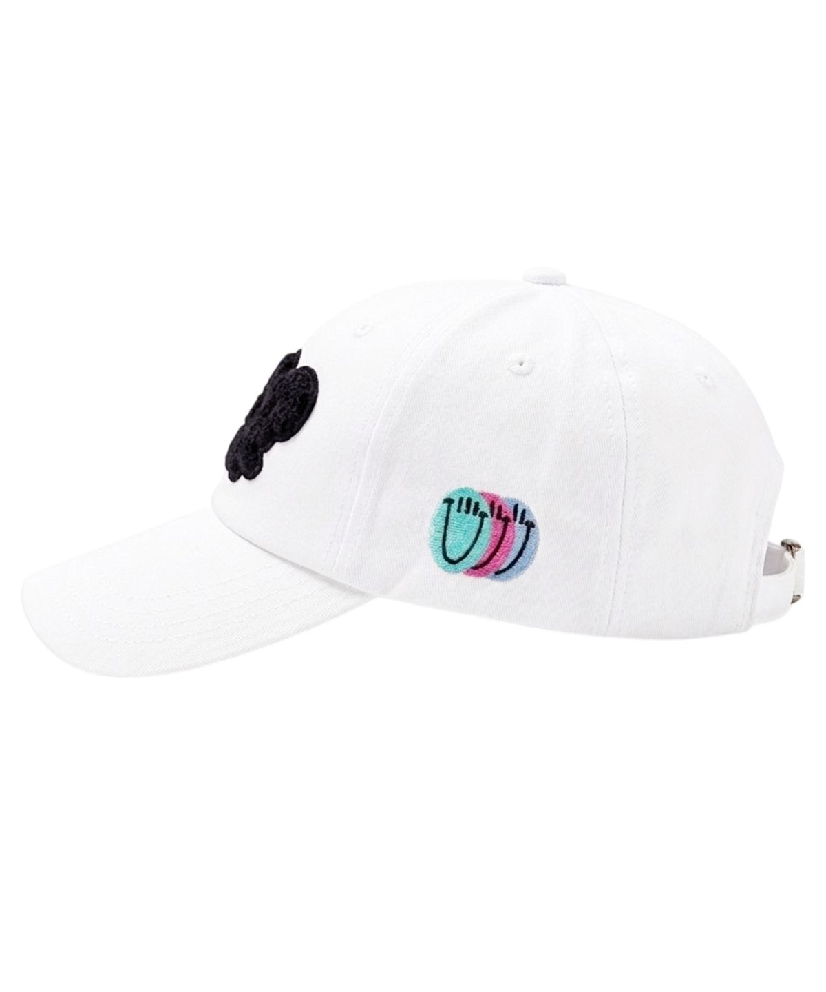 욜프(YORF) YORF LOGO BOUCLE EMBROIDERY CAP WHITE 욜프 로고 부클 자수 캡 화이트