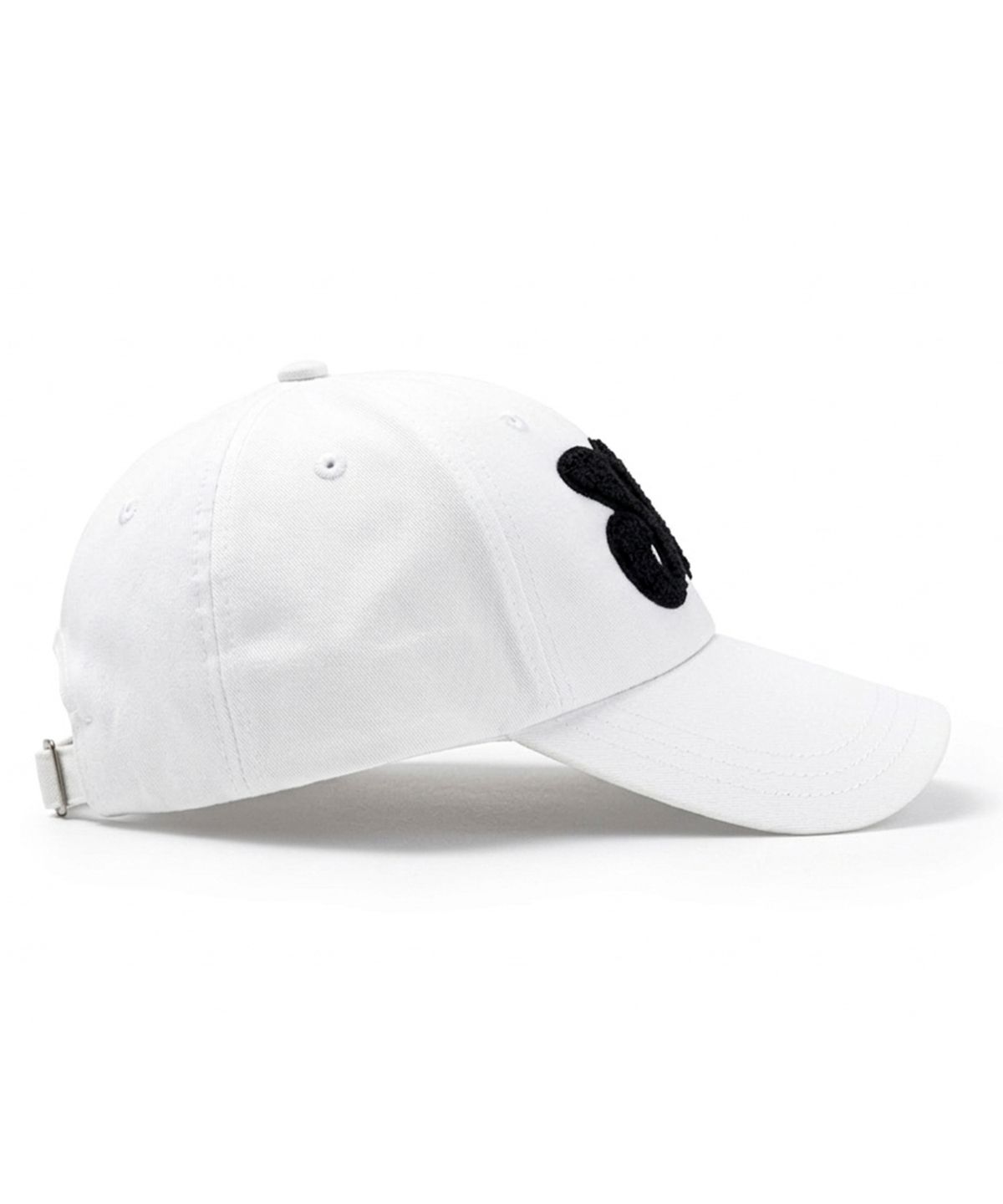 욜프(YORF) YORF LOGO BOUCLE EMBROIDERY CAP WHITE 욜프 로고 부클 자수 캡 화이트