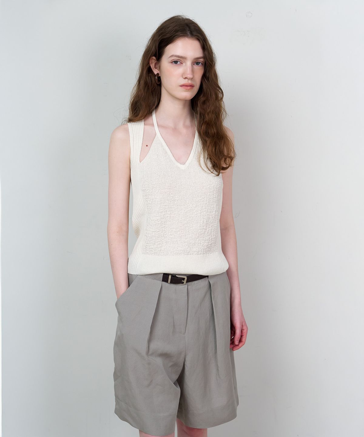 스르비(SELEVER) Venue Halter Knit_5 Color
