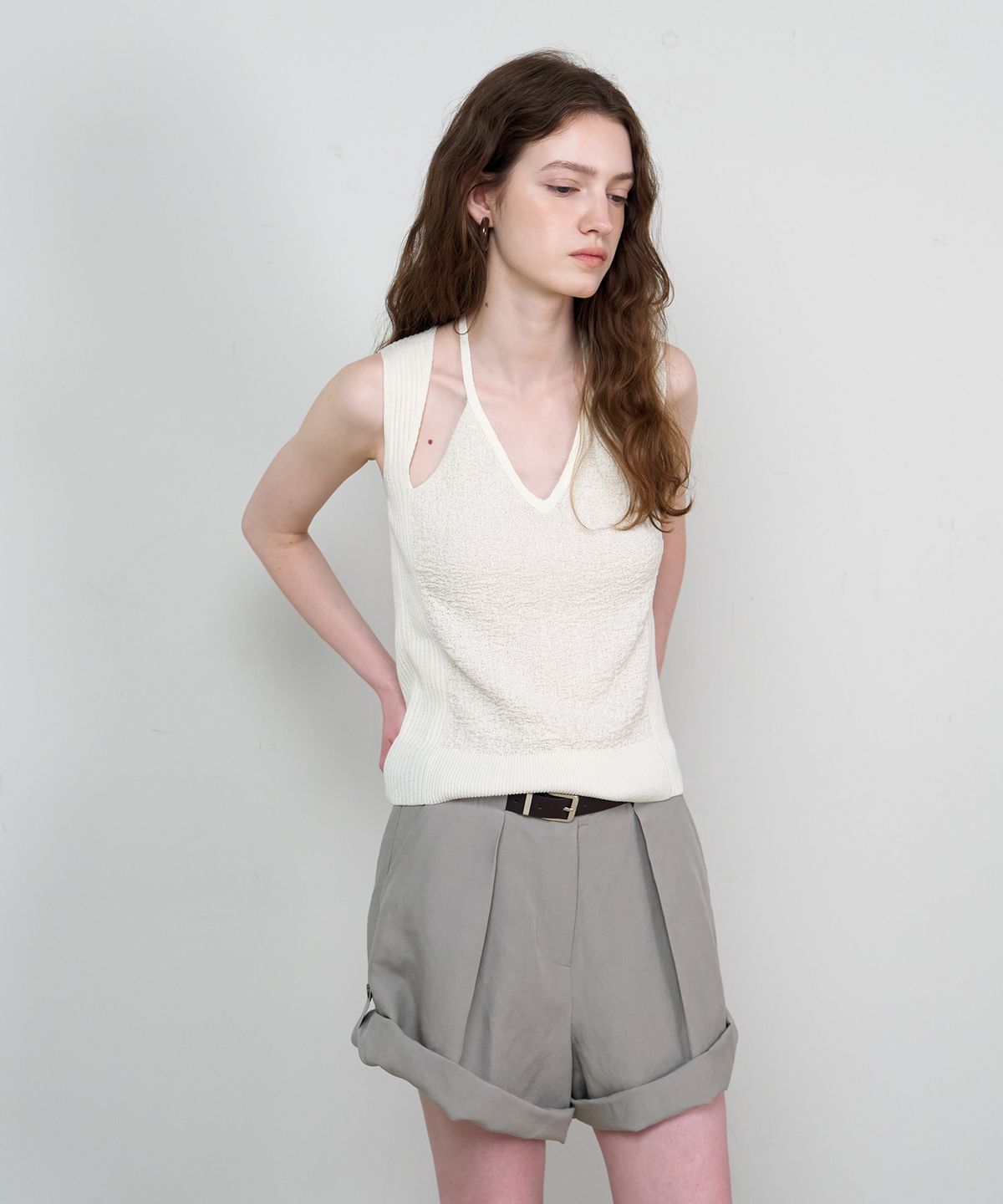 스르비(SELEVER) Venue Halter Knit_5 Color