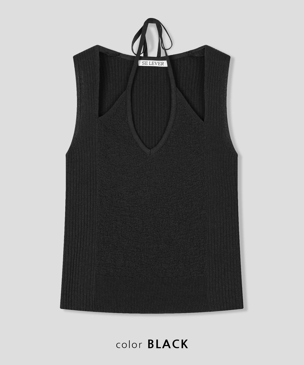 스르비(SELEVER) Venue Halter Knit_5 Color