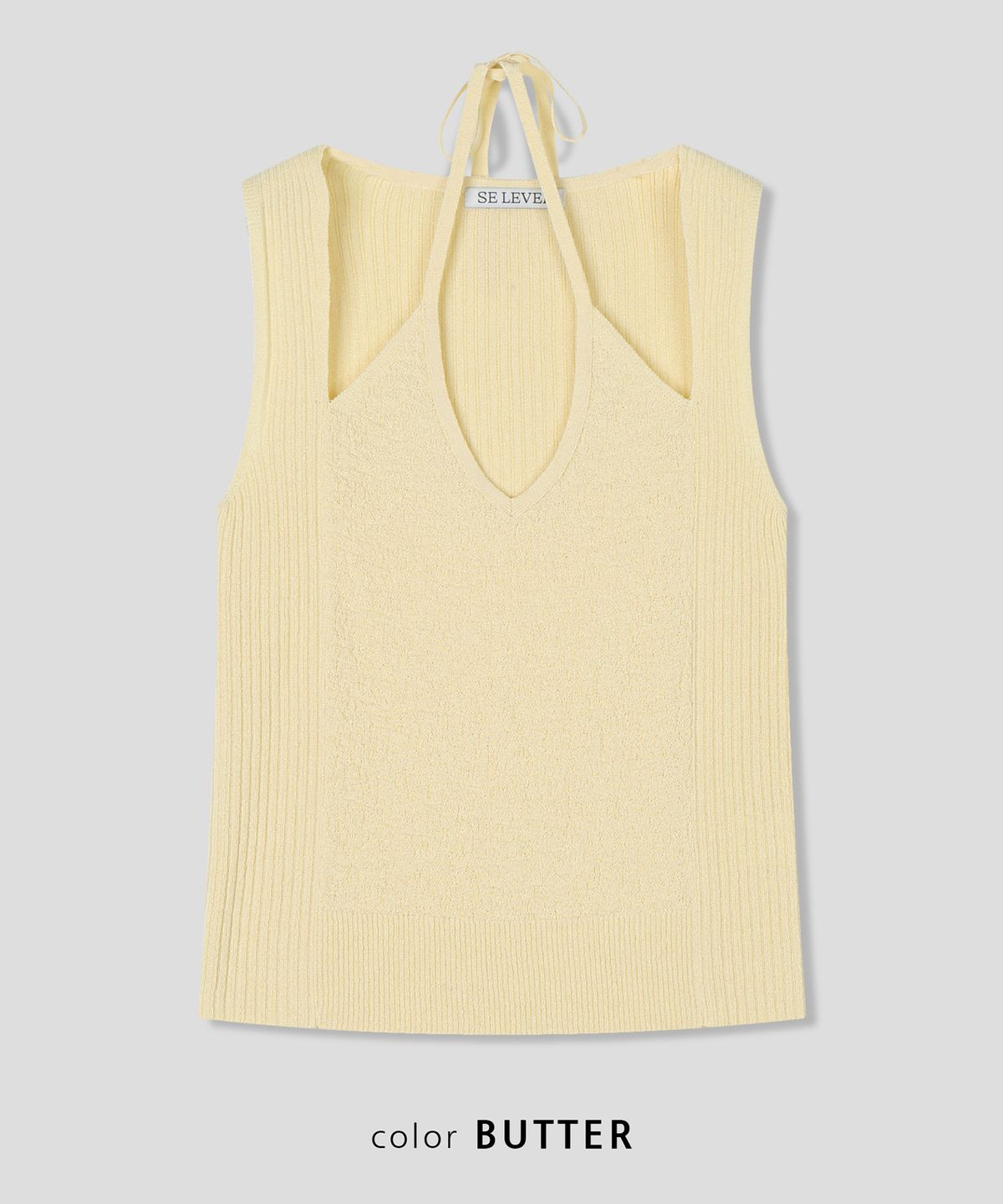 스르비(SELEVER) Venue Halter Knit_5 Color