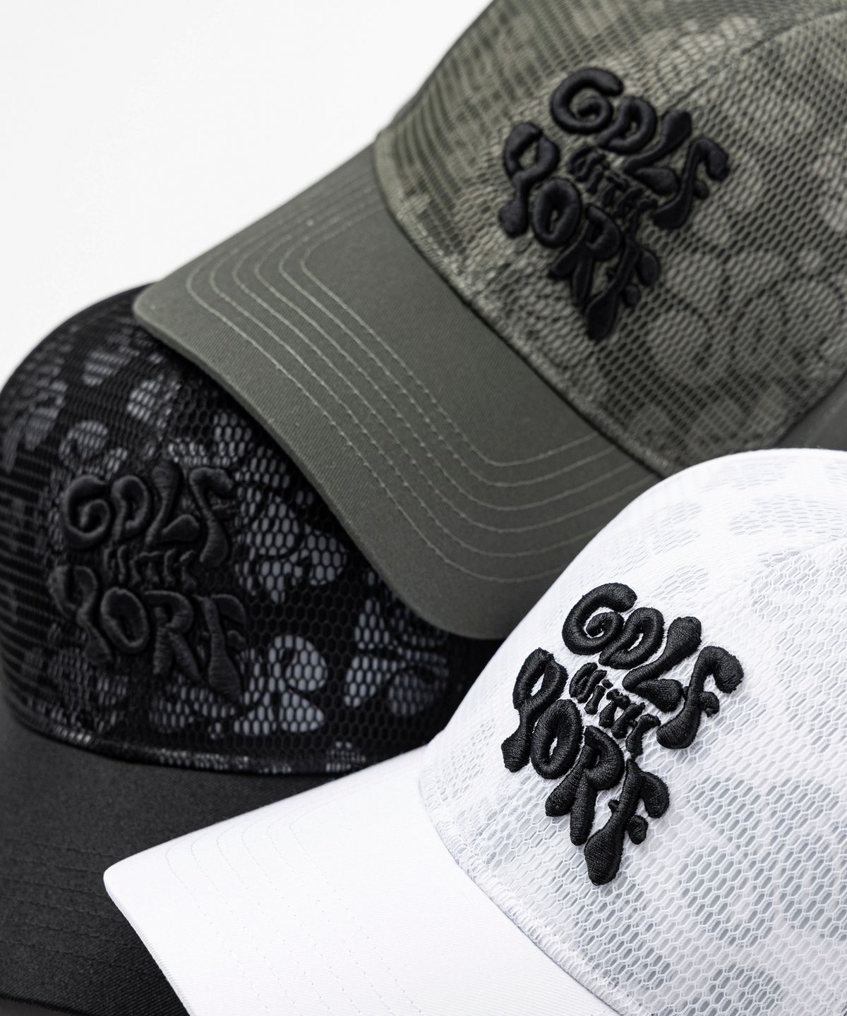 욜프(YORF) YORF BALL CAP MESH DETAIL BLACK 욜프 볼캡 매쉬디테일 블랙