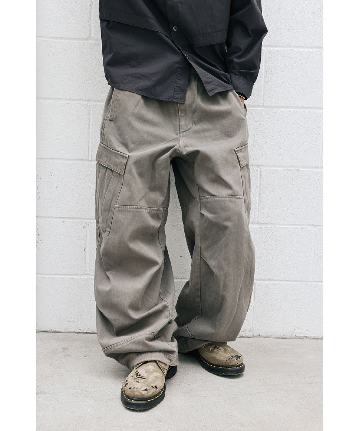 해칭룸(HATCHINGROOM) Mil Pants Washed Olive