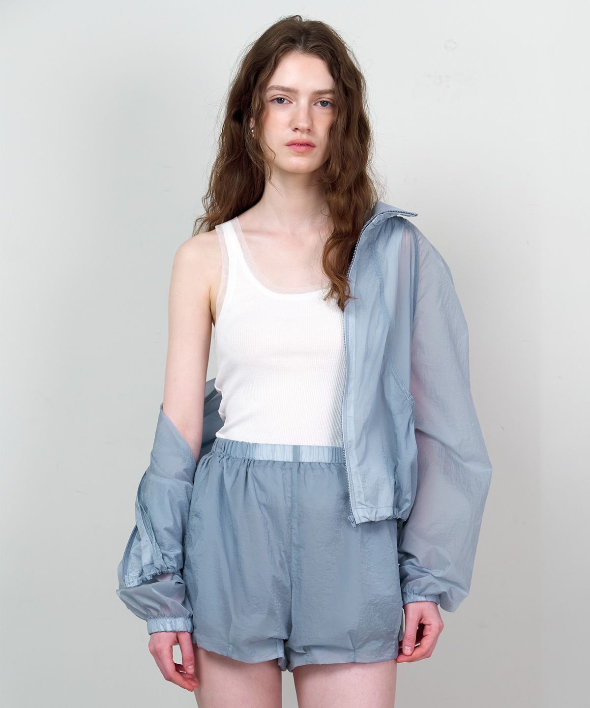 스르비(SELEVER) Sien Rib Layered Cami Top_4 Color