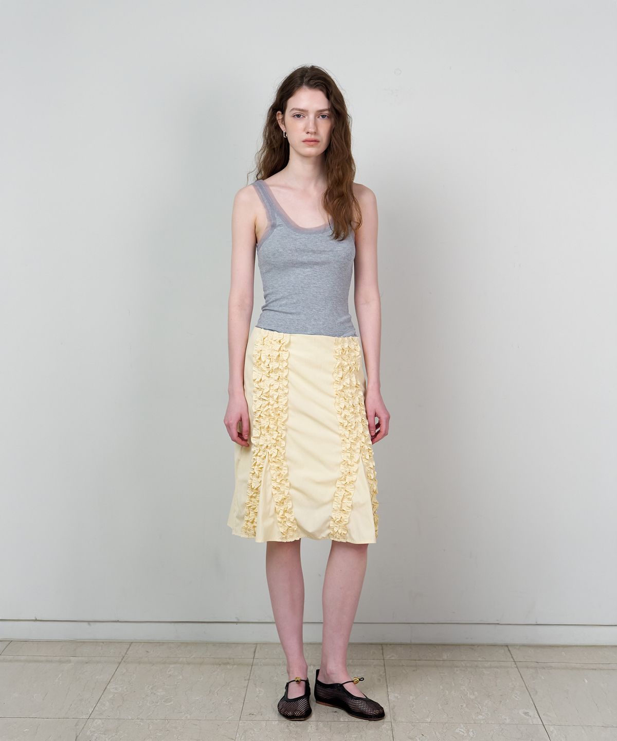 스르비(SELEVER) Sien Rib Layered Cami Top_4 Color