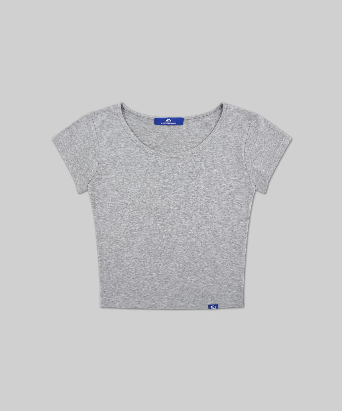 돌핀웨이브어패럴(DOLPHIN WAVE APPAREL) [2팩] 돌핀 우먼즈 스쿱넥 캡슬리브 반팔티셔츠