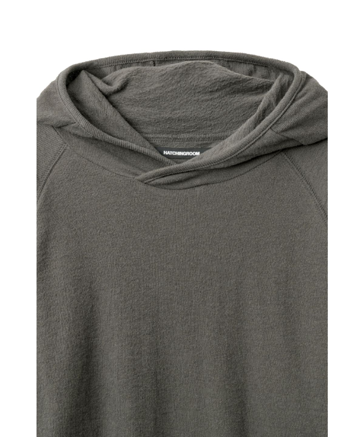 해칭룸(HATCHINGROOM) Layer Base Hoodie Moss Charcoal