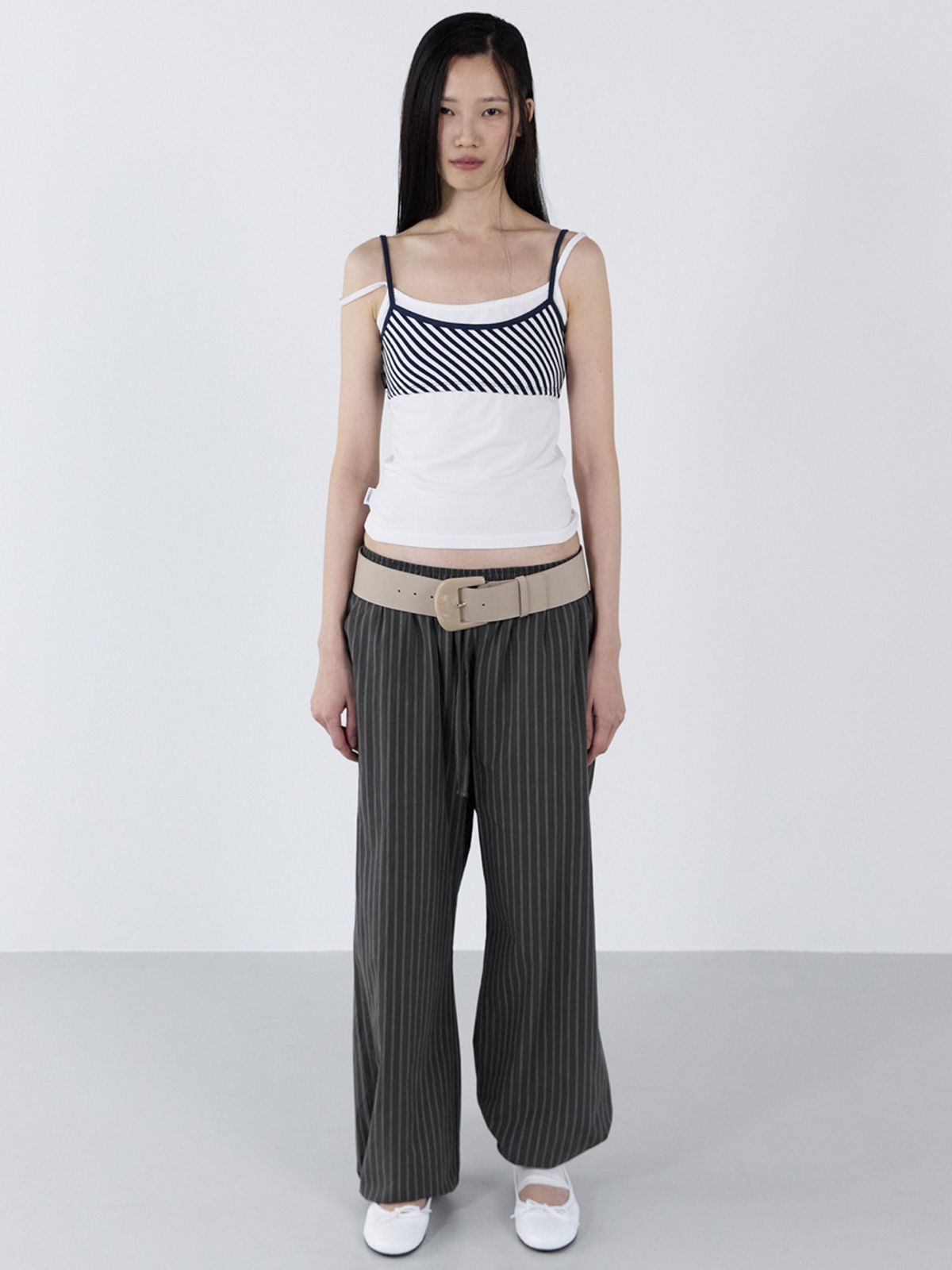 세릭(CERRIC) Stripe Lounge Pants _ Charcoal
