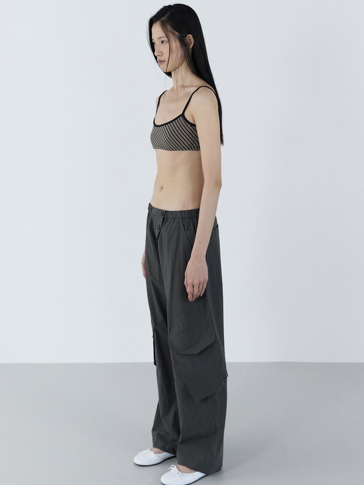 세릭(CERRIC) Seam Cargo Pants _ Charcoal