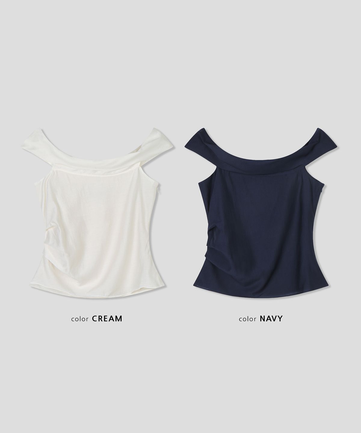 스르비(SELEVER) Marel off-Shoulder Blouse_2 Color