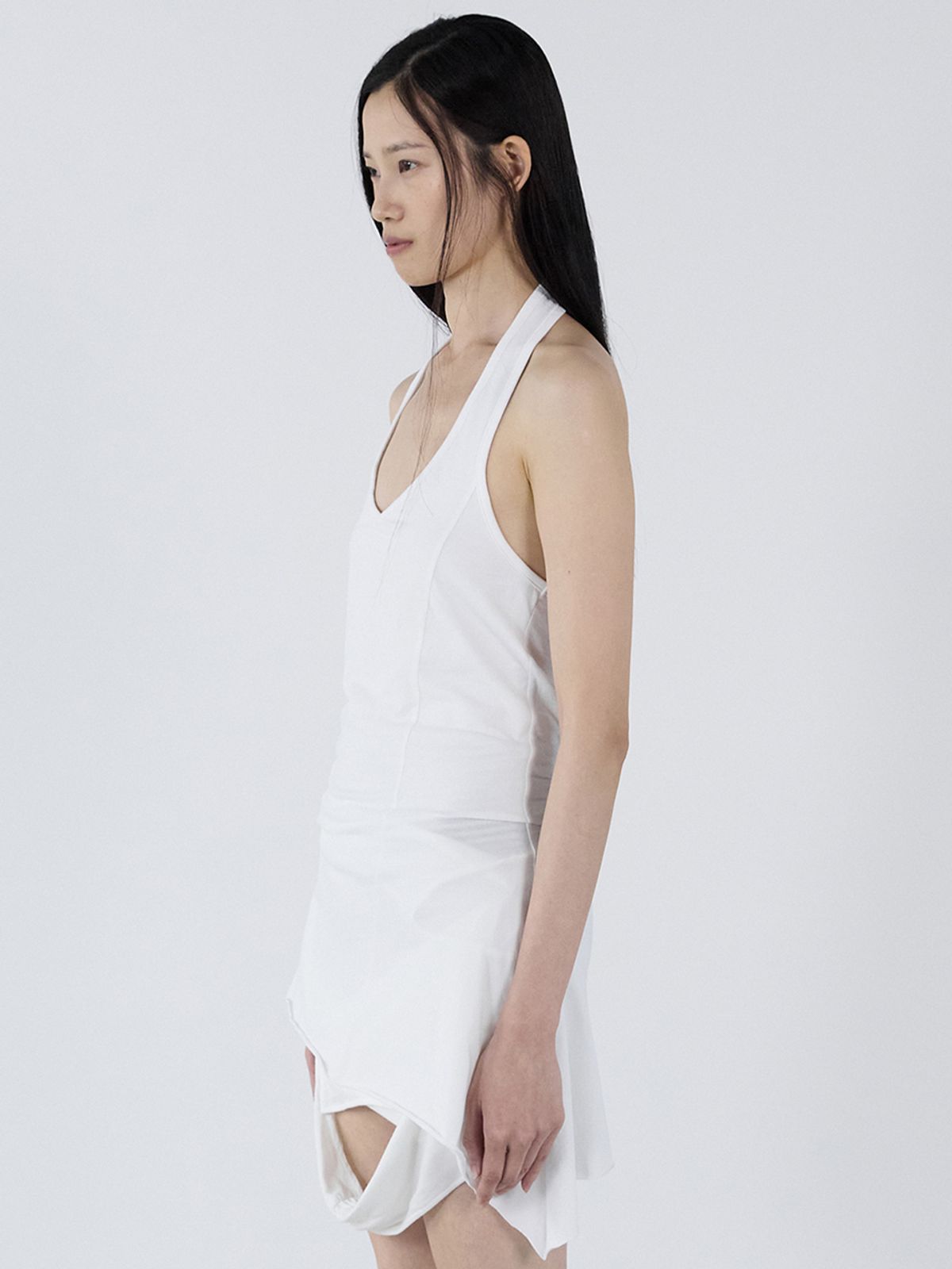 세릭(CERRIC) Lily Halter Dress _ White