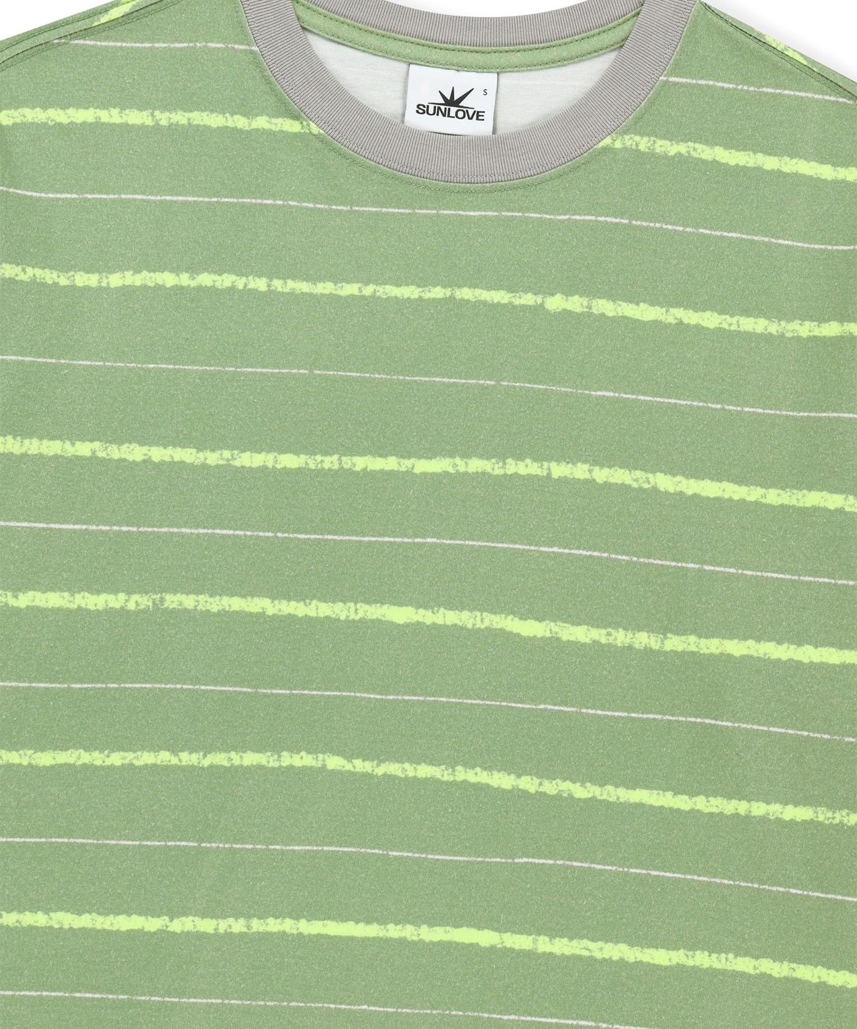 썬러브투어(SUNLOVETOUR) Pattern LS Tee Light Olive