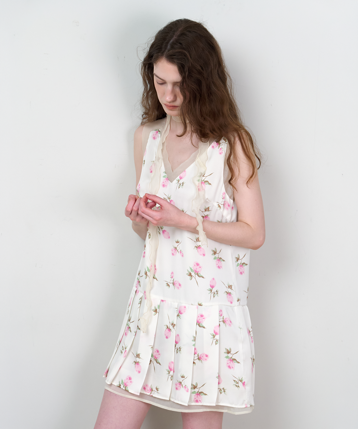 스르비(SELEVER) Orr Flower Onepiece_2 Color