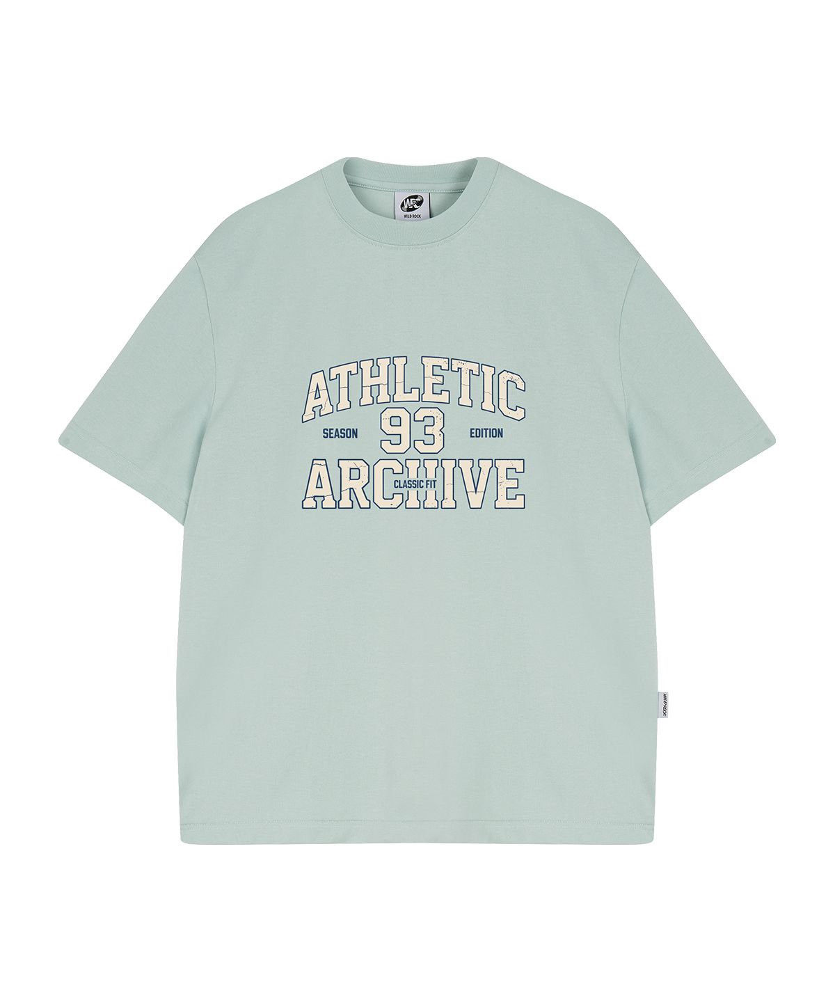 와일드락(WILDROCK) ATHLETIC 93 쿨코튼 오버핏 반팔 티셔츠