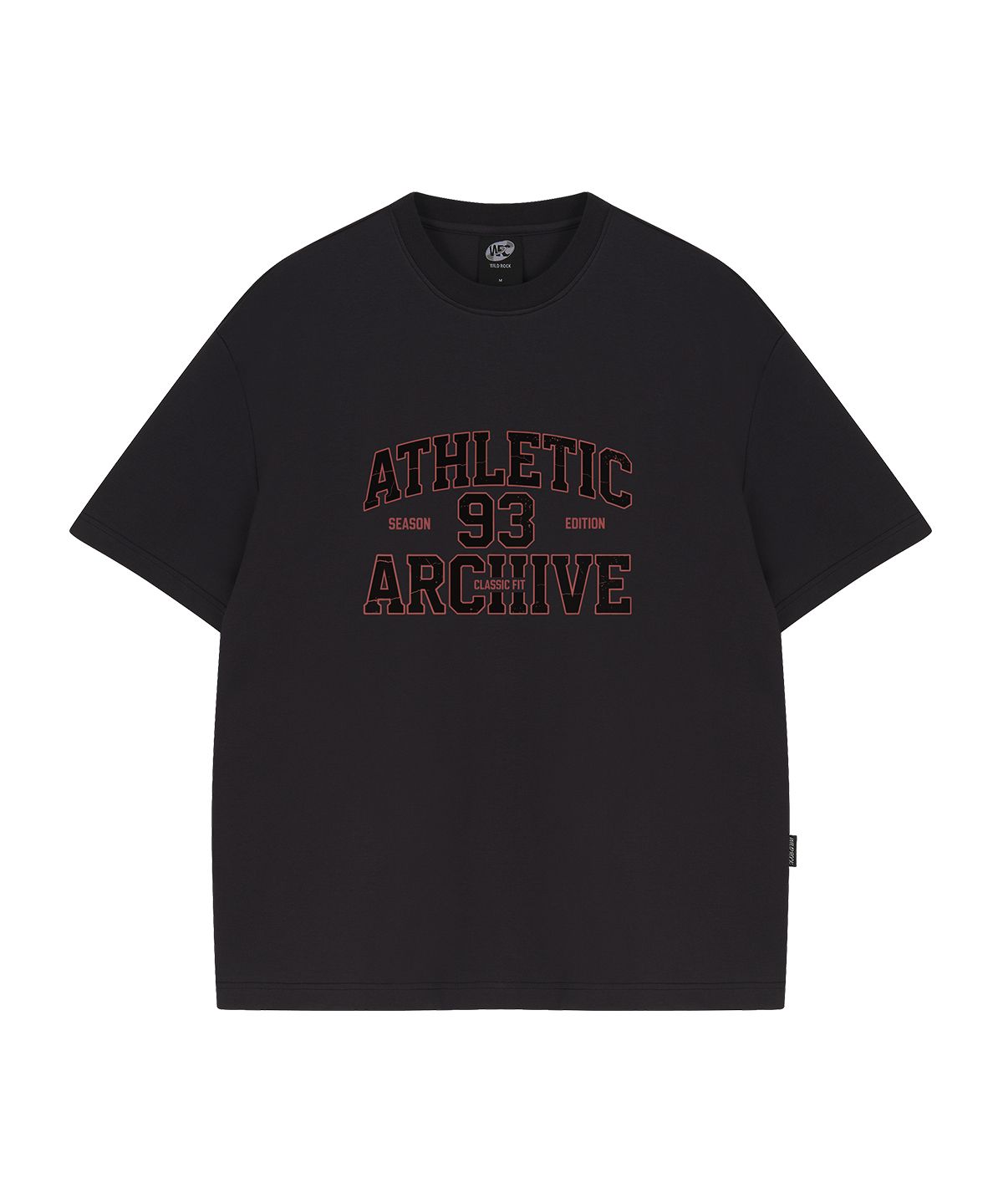 와일드락(WILDROCK) ATHLETIC 93 쿨코튼 오버핏 반팔 티셔츠