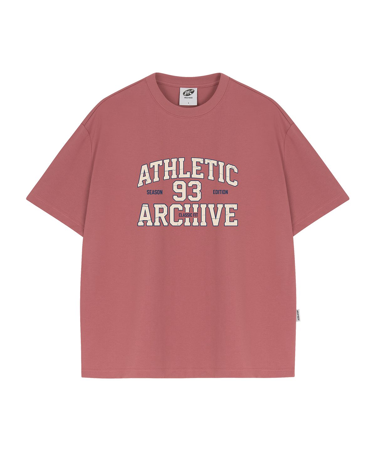 와일드락(WILDROCK) ATHLETIC 93 쿨코튼 오버핏 반팔 티셔츠