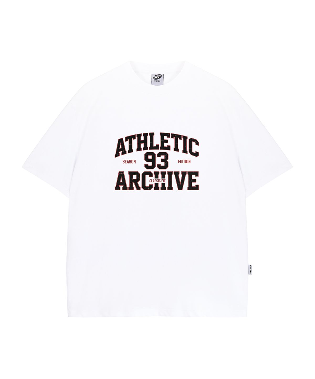와일드락(WILDROCK) ATHLETIC 93 쿨코튼 오버핏 반팔 티셔츠