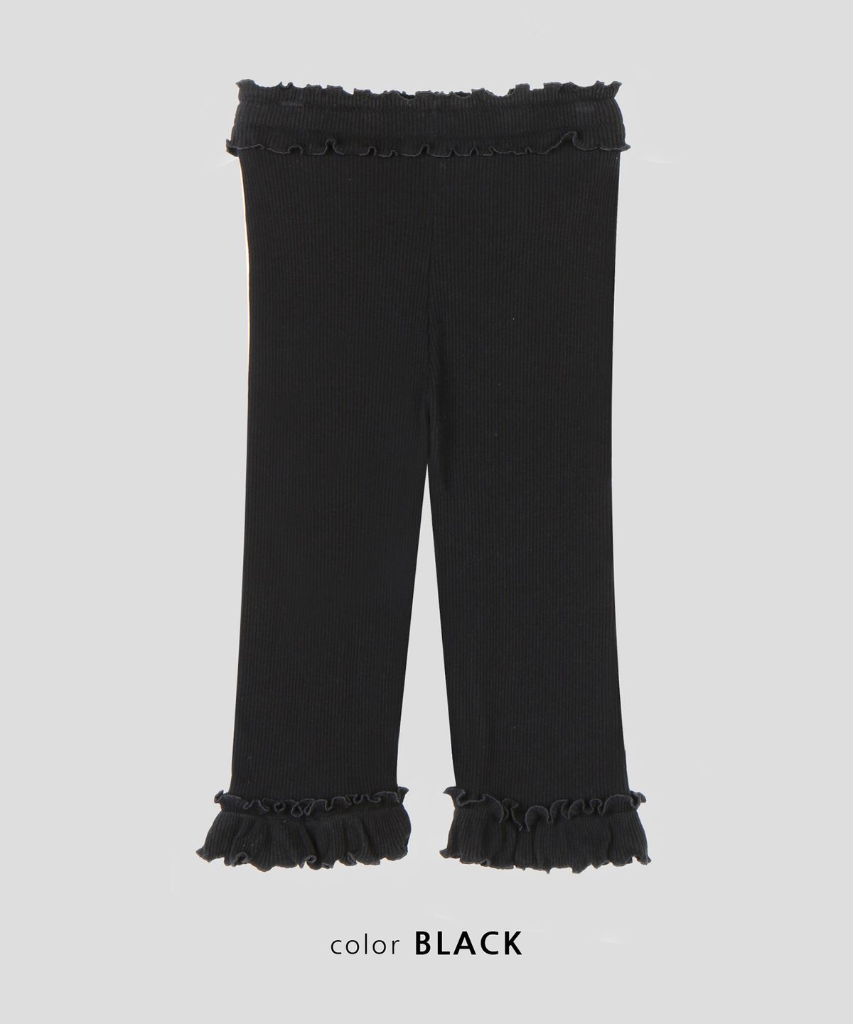 스르비(SELEVER) Frill Banding Capri Pants_2 Color